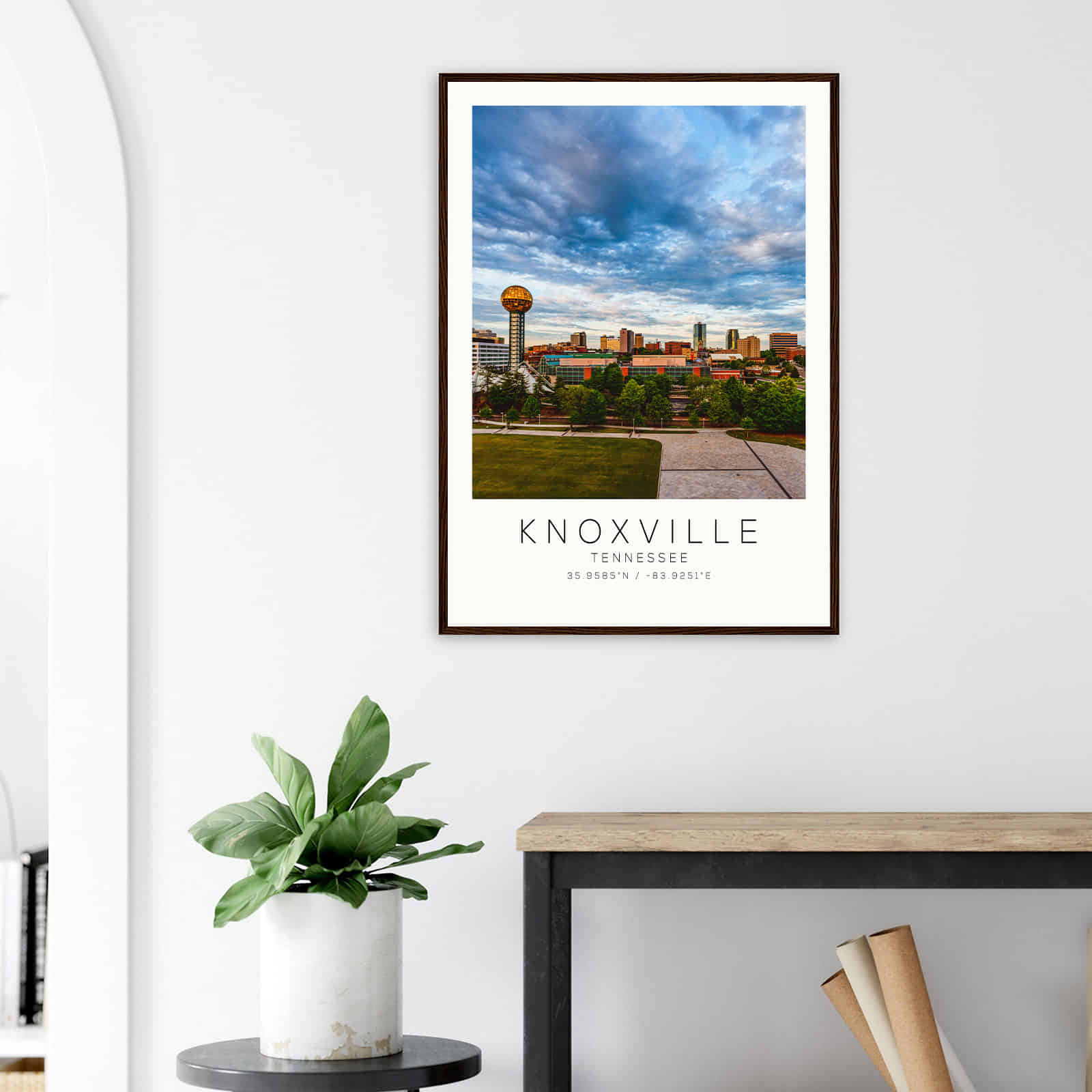 Deerfield Kansas Map Poster, Modern Home Decor Wall Art Print (Copy)