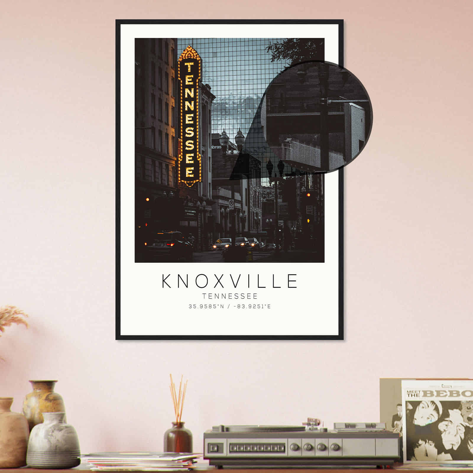 Deerfield Kansas Map Poster, Modern Home Decor Wall Art Print (Copy)