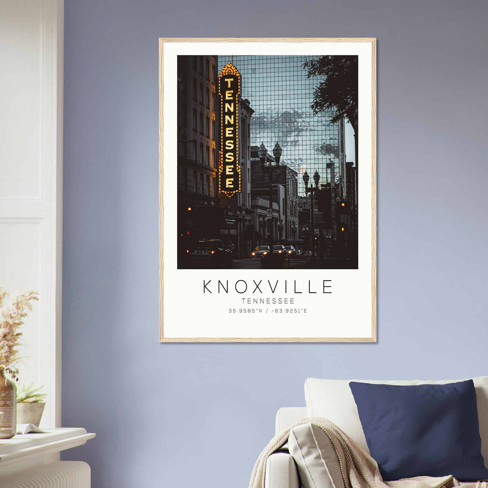 Deerfield Kansas Map Poster, Modern Home Decor Wall Art Print (Copy)