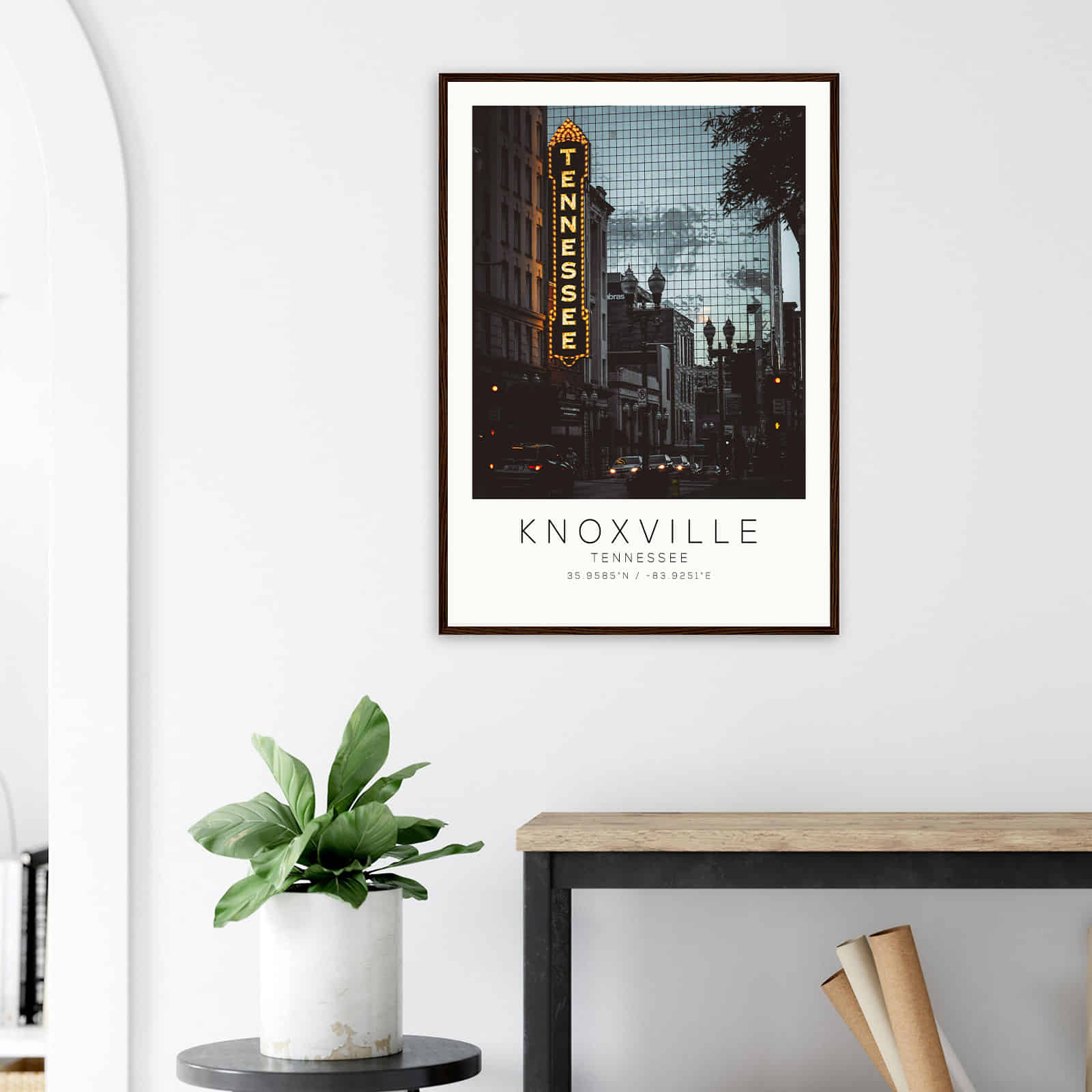 Deerfield Kansas Map Poster, Modern Home Decor Wall Art Print (Copy)