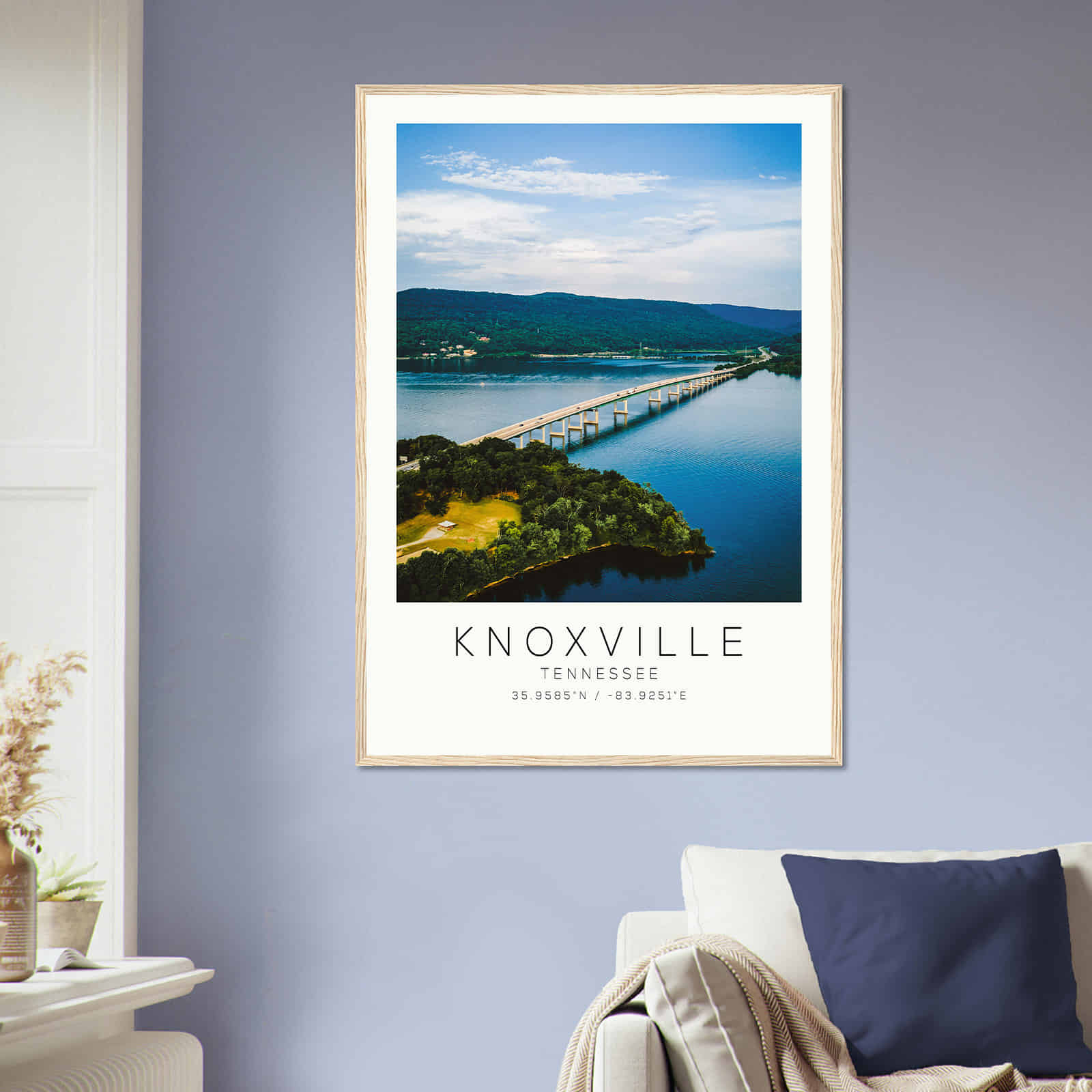 Deerfield Kansas Map Poster, Modern Home Decor Wall Art Print (Copy)