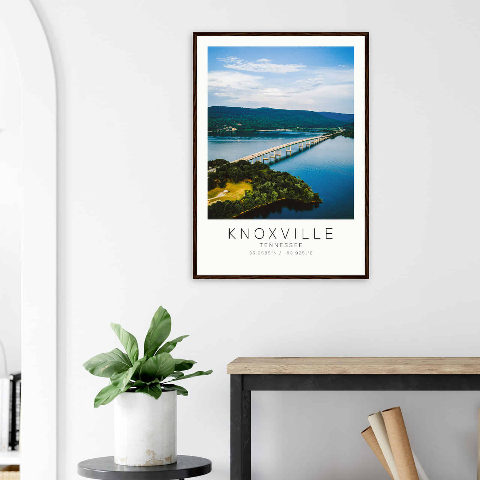 Deerfield Kansas Map Poster, Modern Home Decor Wall Art Print (Copy)