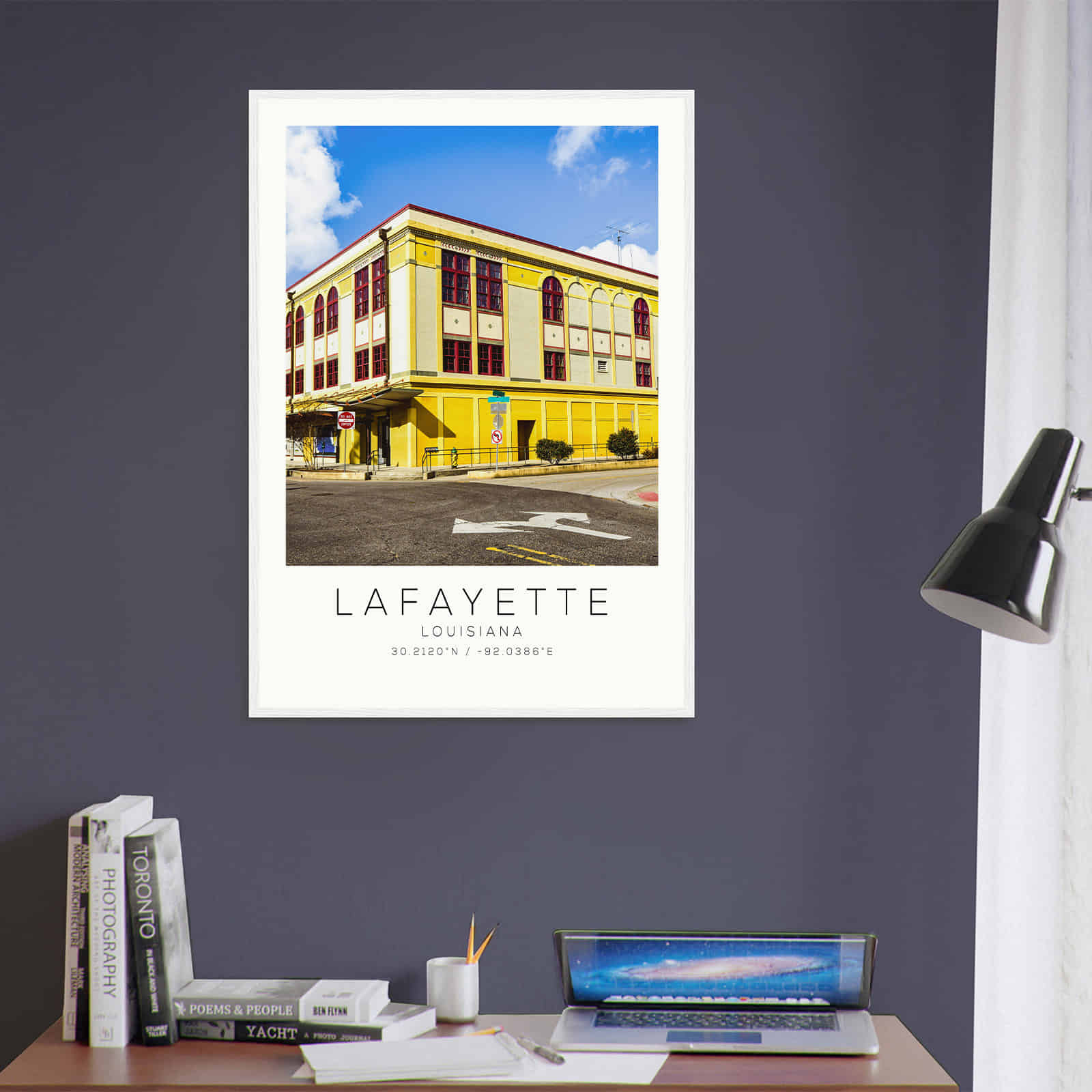 Deerfield Kansas Map Poster, Modern Home Decor Wall Art Print (Copy)