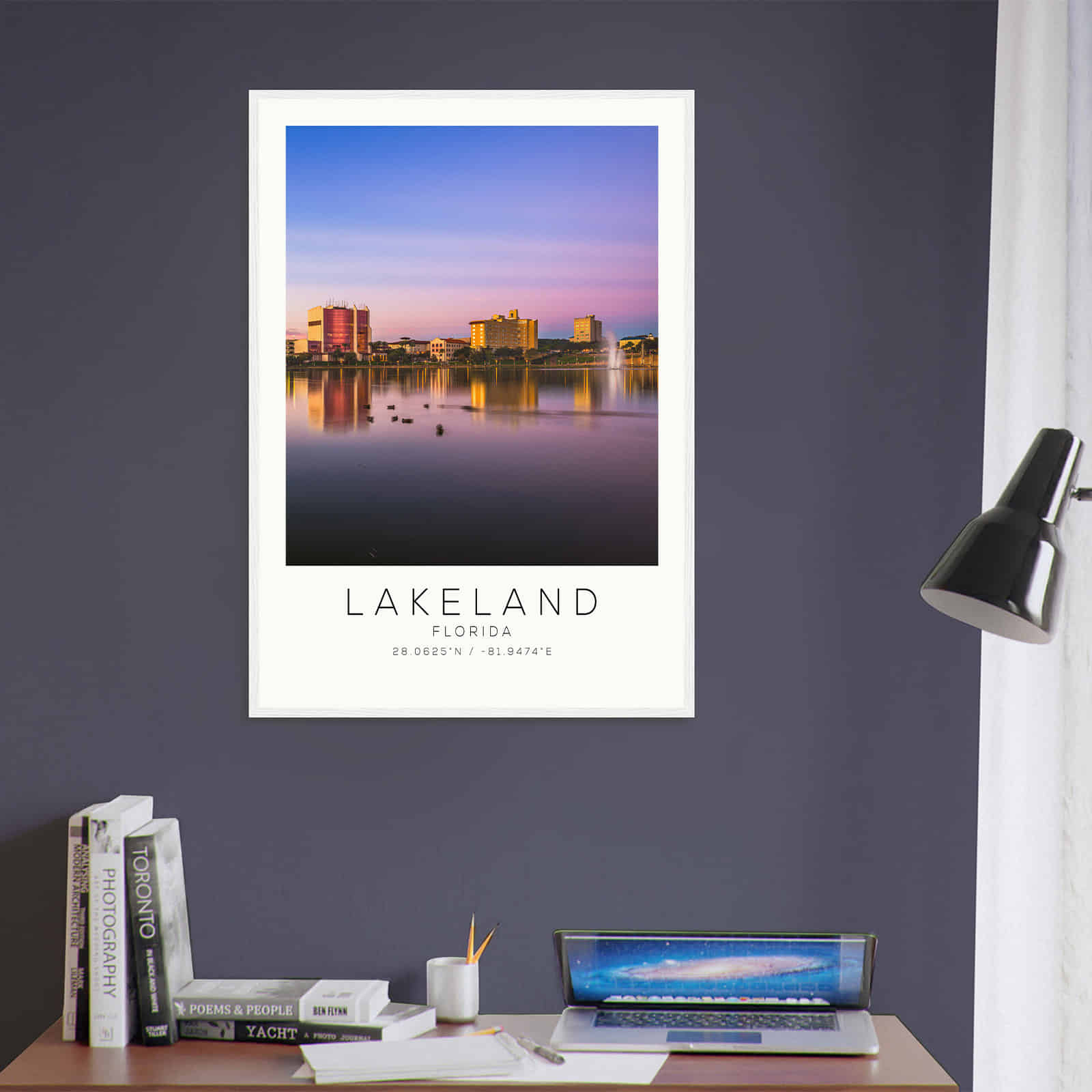 Deerfield Kansas Map Poster, Modern Home Decor Wall Art Print (Copy)