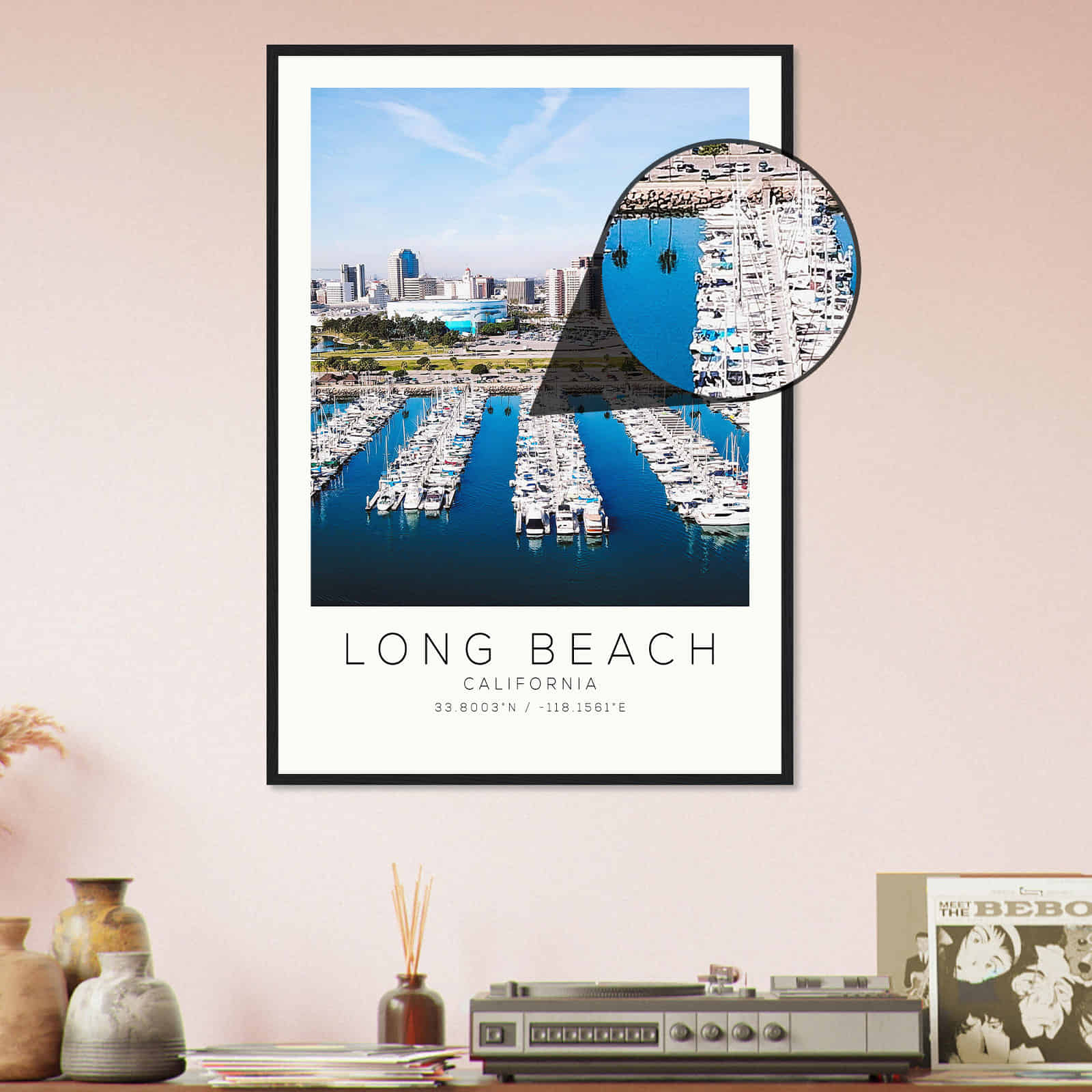 Deerfield Kansas Map Poster, Modern Home Decor Wall Art Print (Copy)