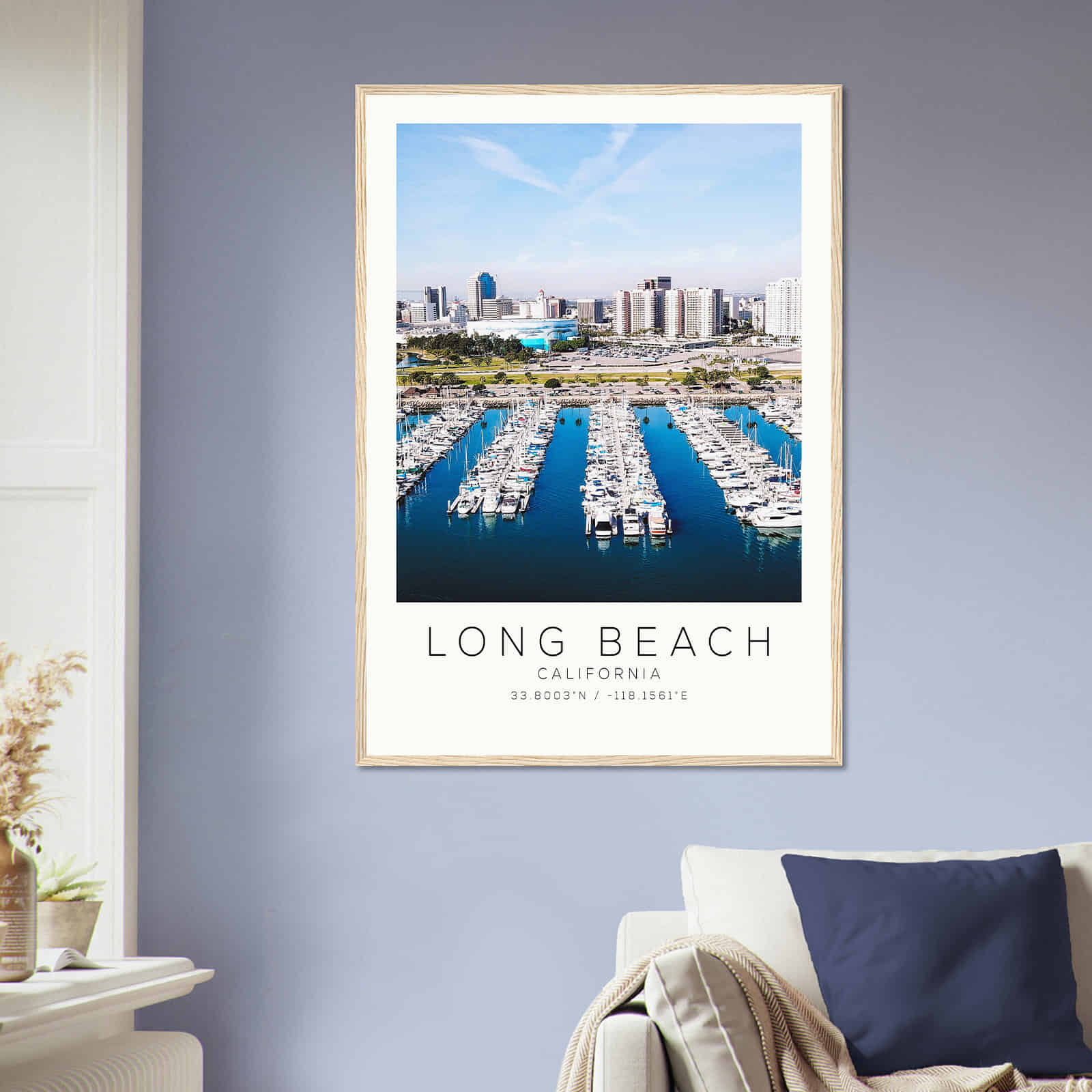 Deerfield Kansas Map Poster, Modern Home Decor Wall Art Print (Copy)