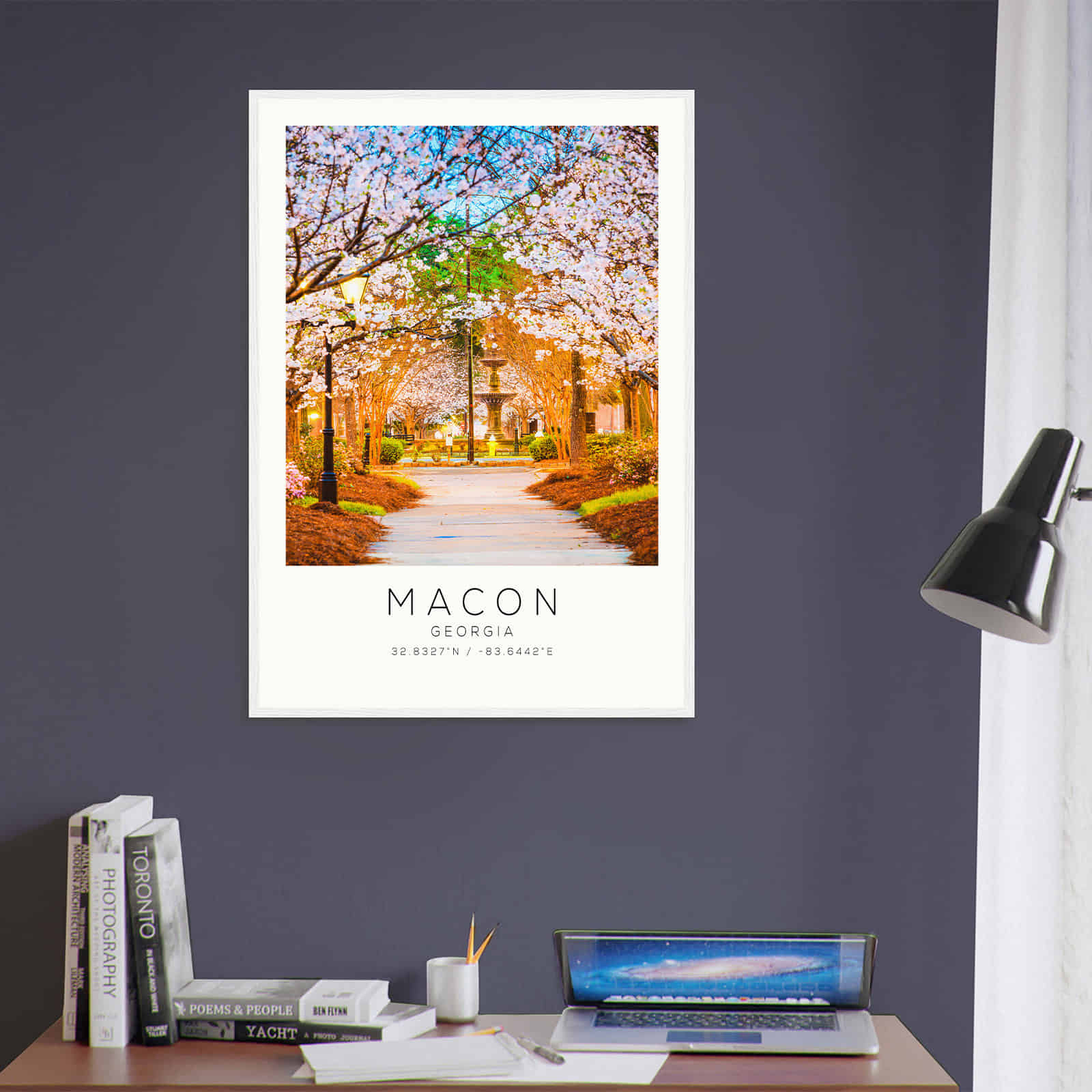 Deerfield Kansas Map Poster, Modern Home Decor Wall Art Print (Copy)