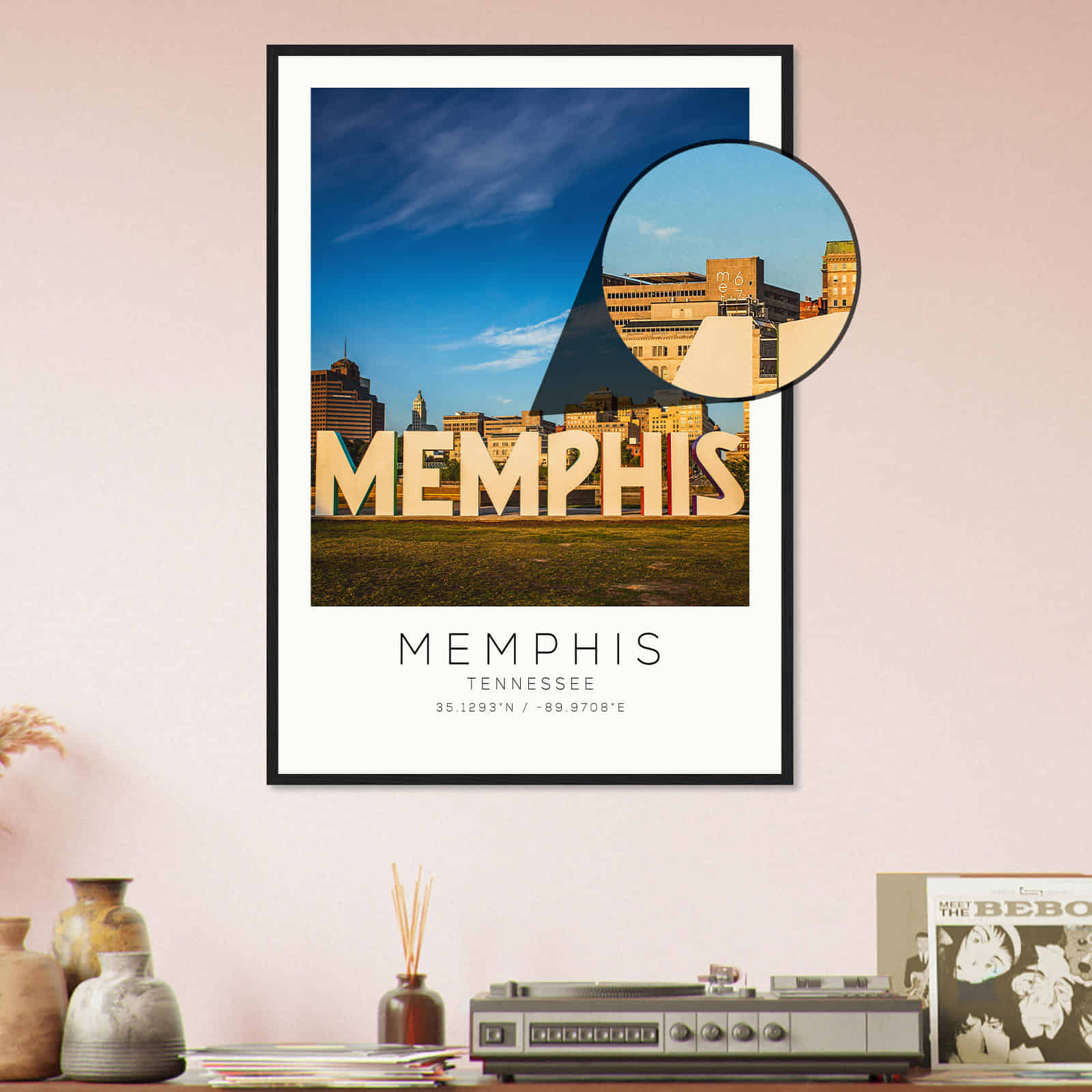 Deerfield Kansas Map Poster, Modern Home Decor Wall Art Print (Copy)