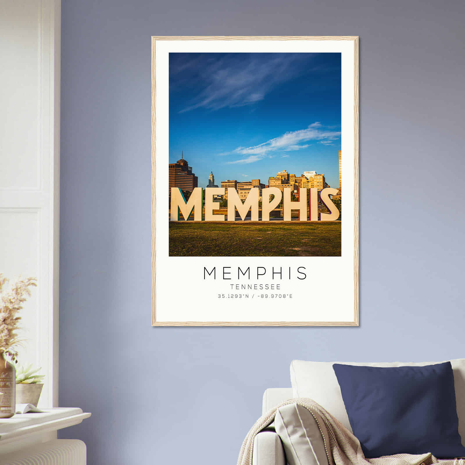 Deerfield Kansas Map Poster, Modern Home Decor Wall Art Print (Copy)