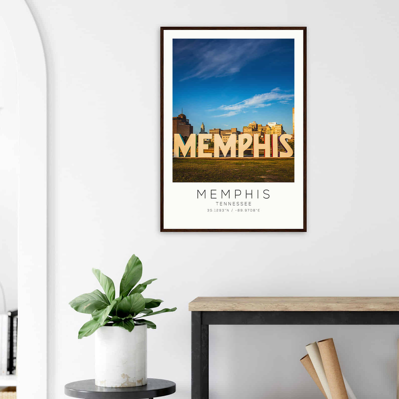 Deerfield Kansas Map Poster, Modern Home Decor Wall Art Print (Copy)