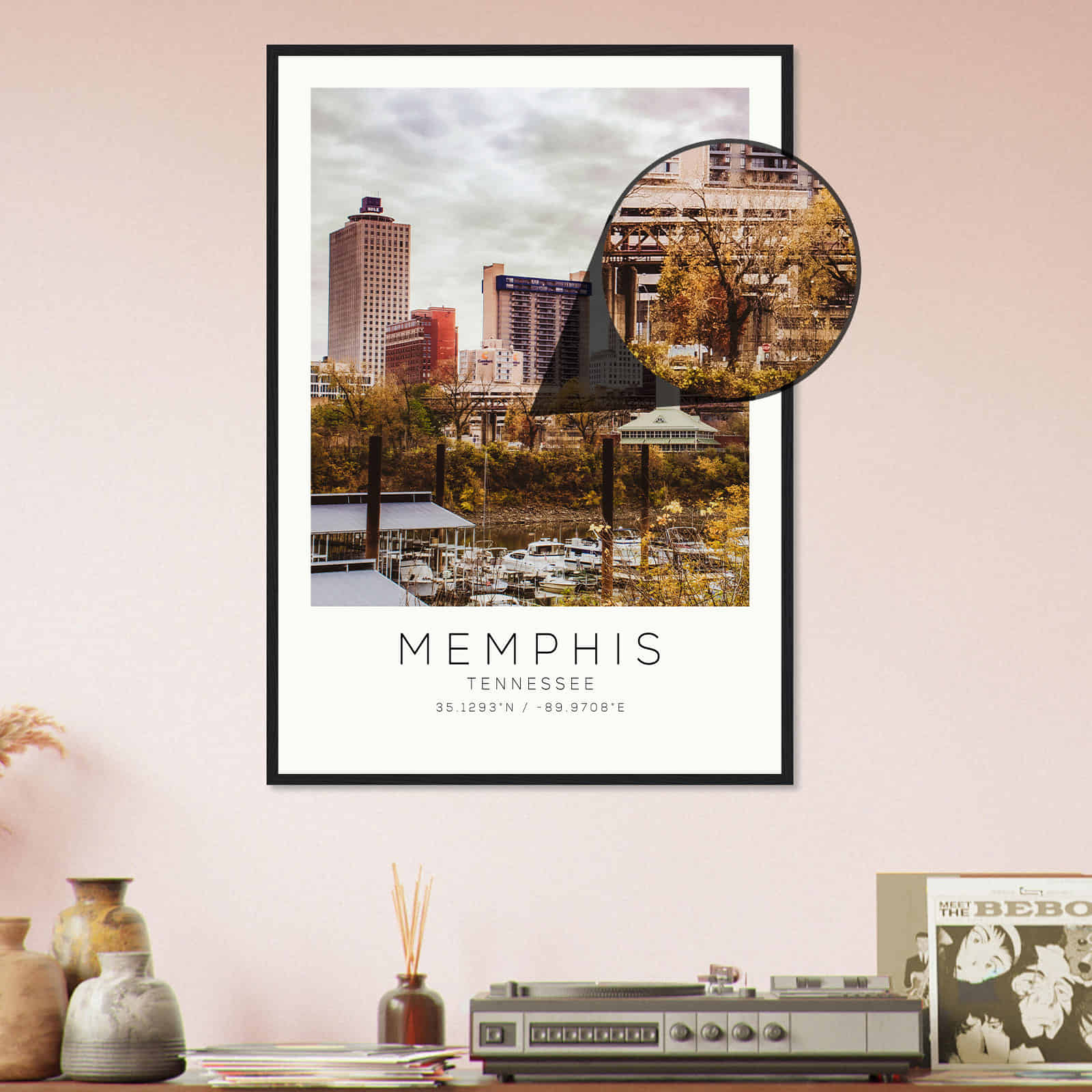 Deerfield Kansas Map Poster, Modern Home Decor Wall Art Print (Copy)