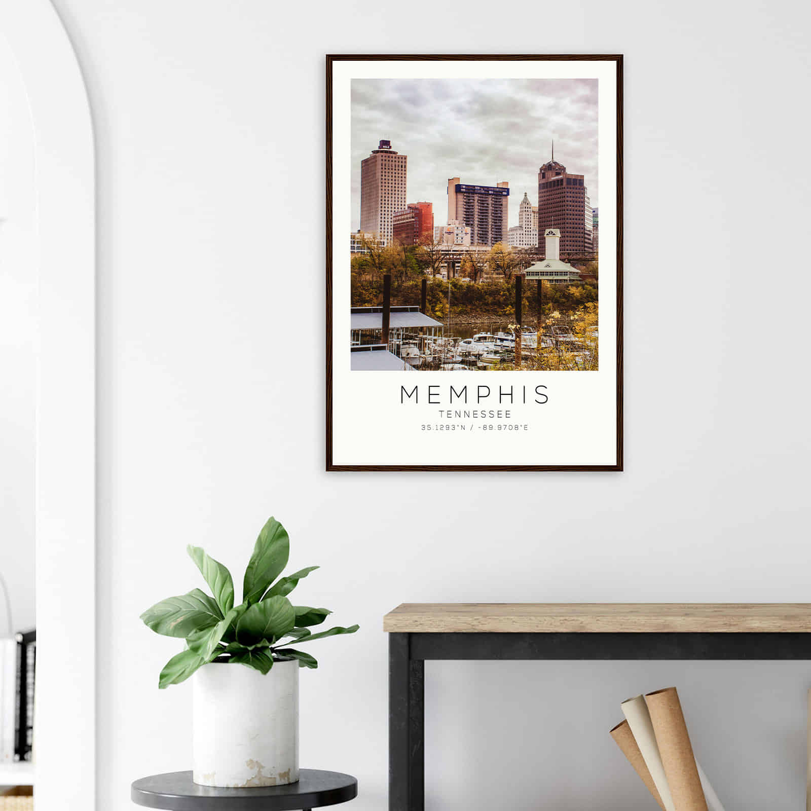 Deerfield Kansas Map Poster, Modern Home Decor Wall Art Print (Copy)