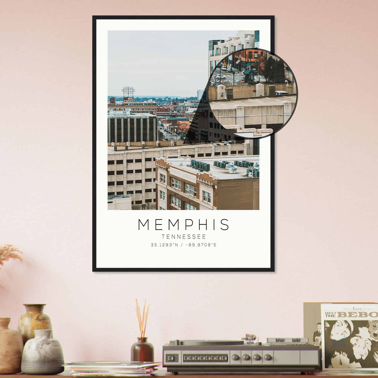 Deerfield Kansas Map Poster, Modern Home Decor Wall Art Print (Copy)