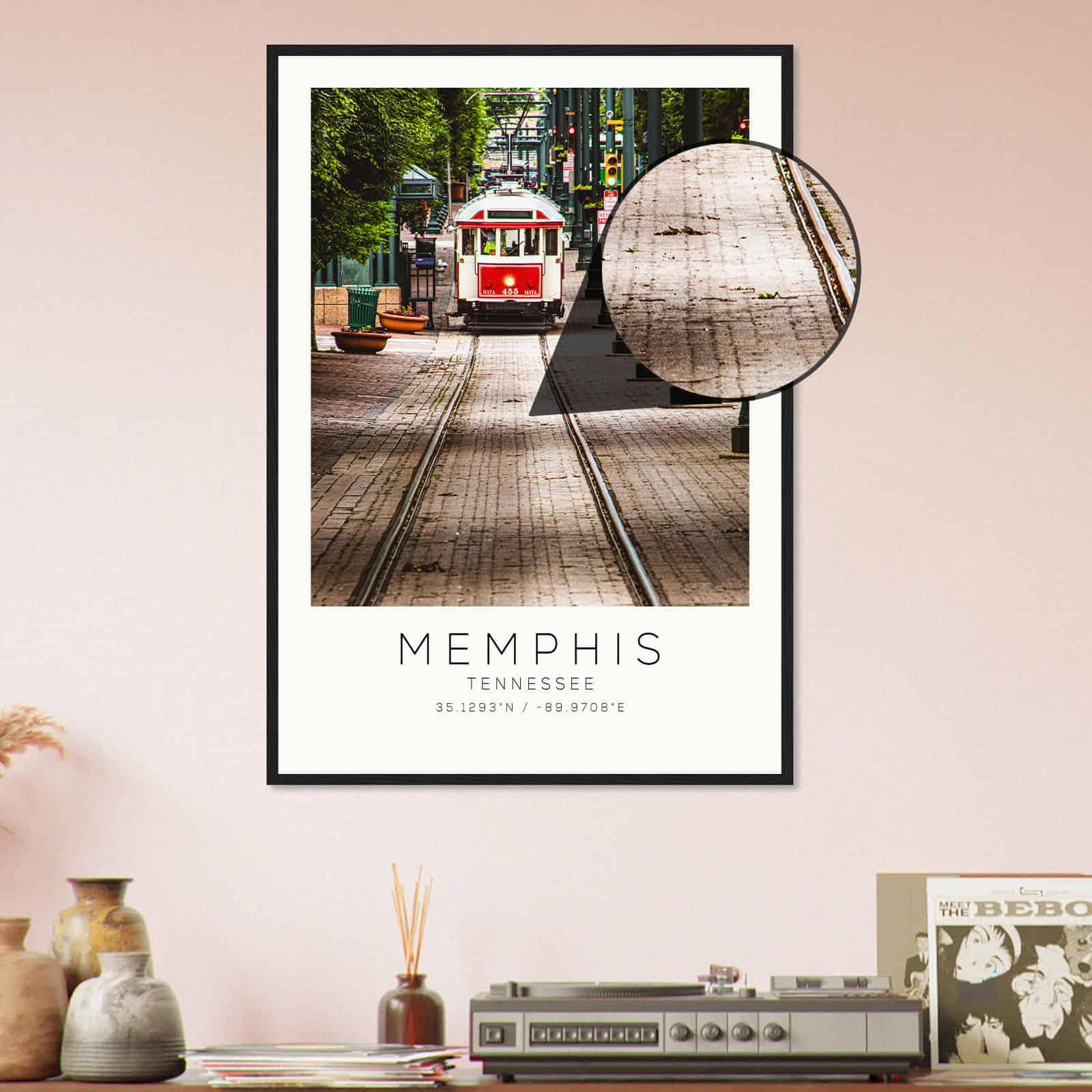 Deerfield Kansas Map Poster, Modern Home Decor Wall Art Print (Copy)