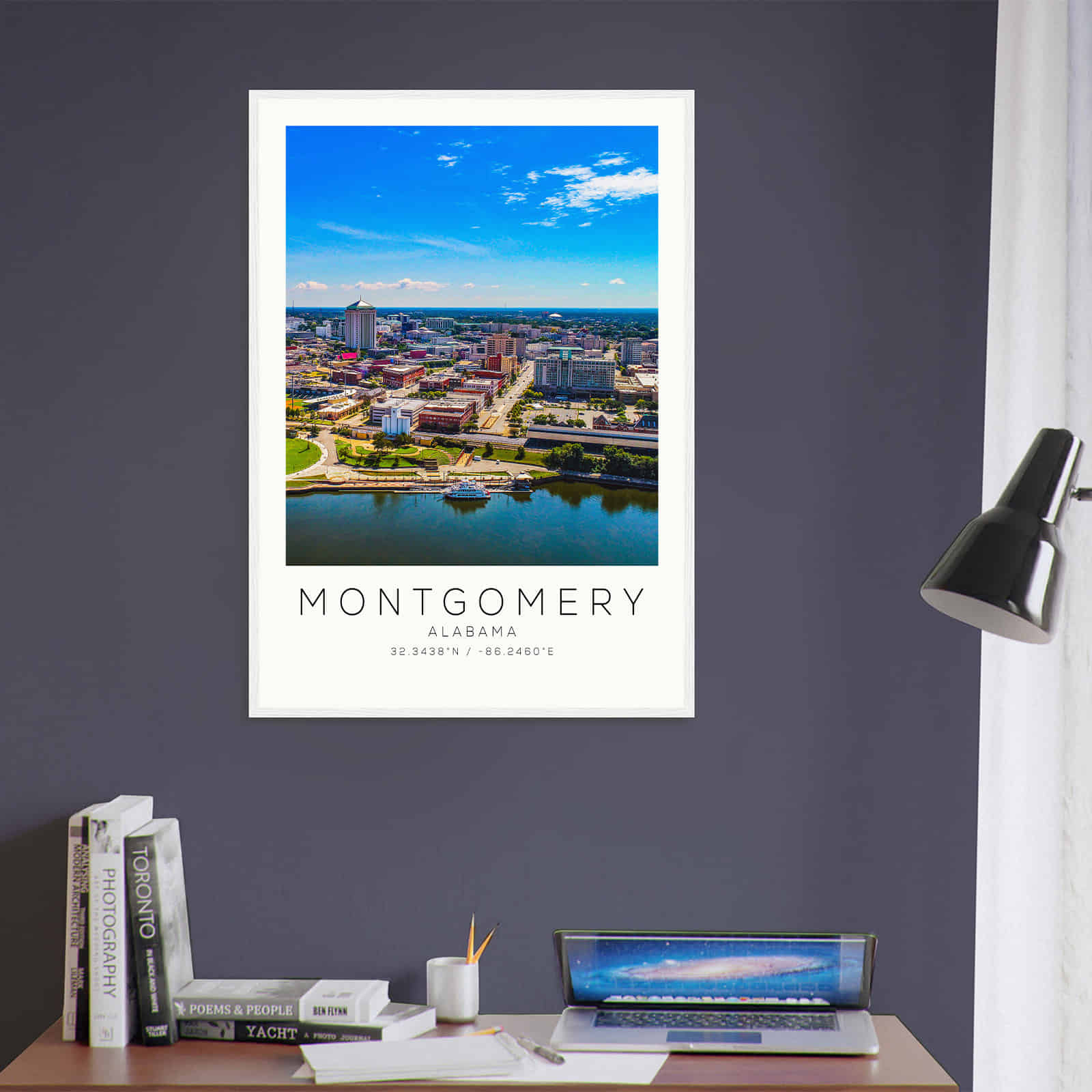 Deerfield Kansas Map Poster, Modern Home Decor Wall Art Print (Copy)