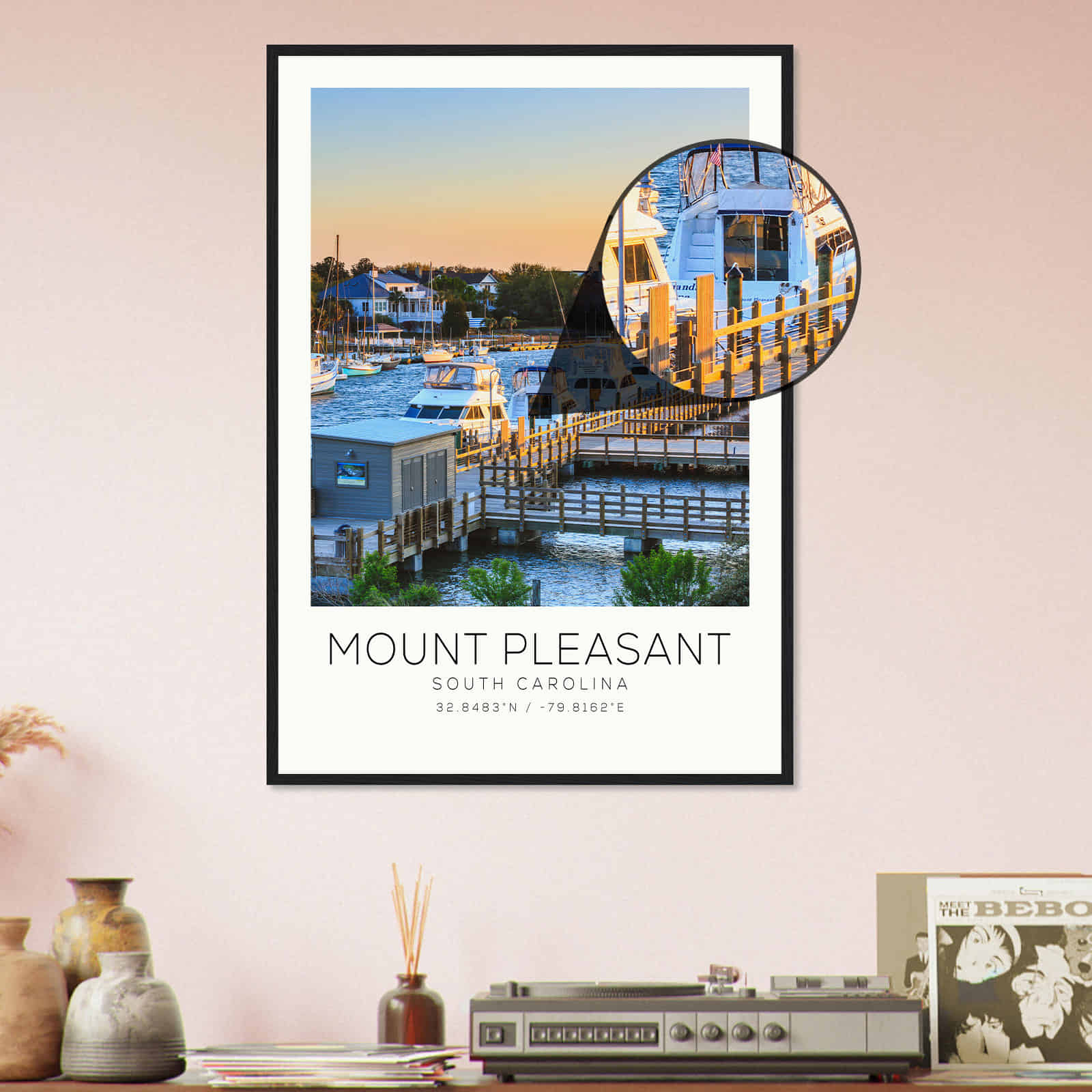 Deerfield Kansas Map Poster, Modern Home Decor Wall Art Print (Copy)