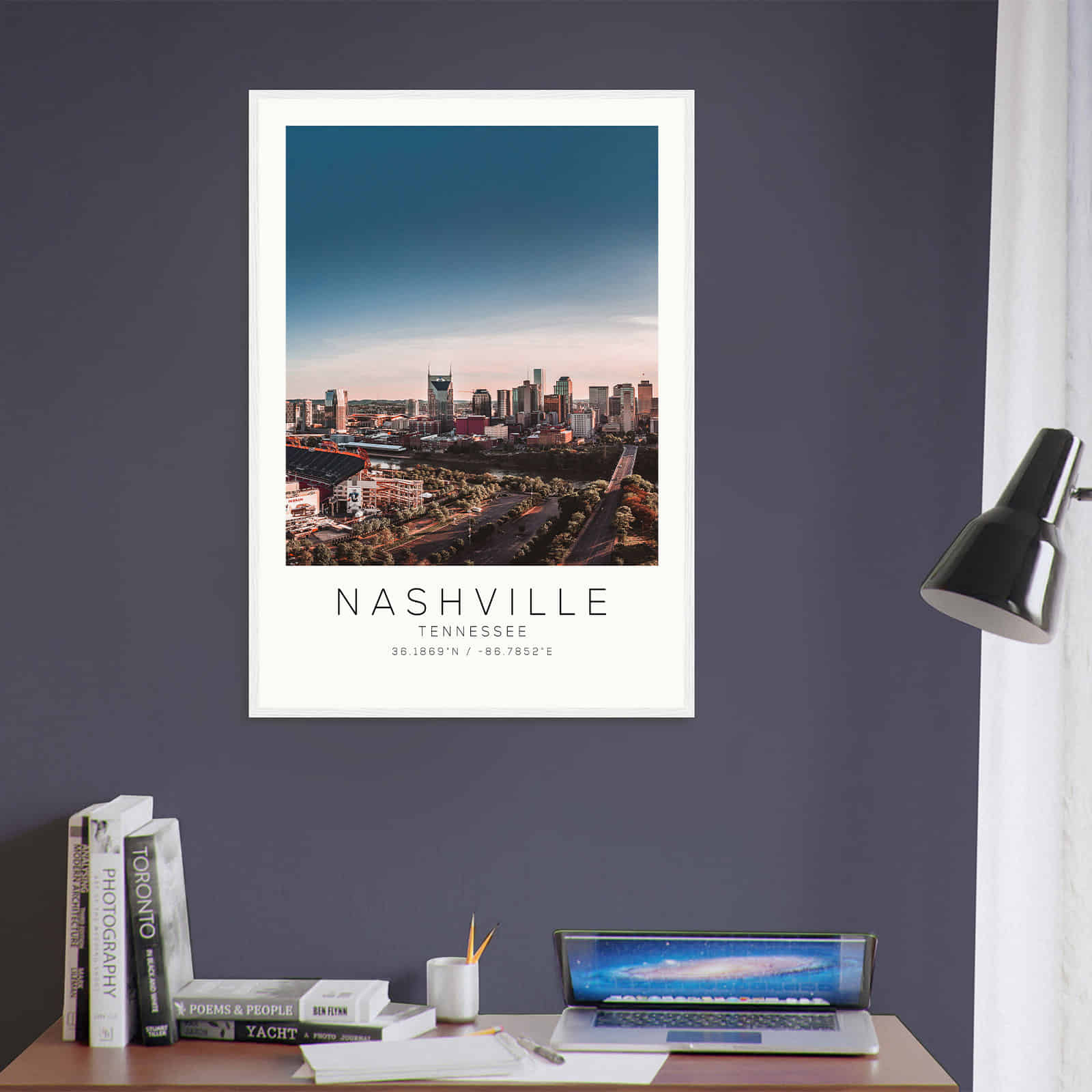 Deerfield Kansas Map Poster, Modern Home Decor Wall Art Print (Copy)