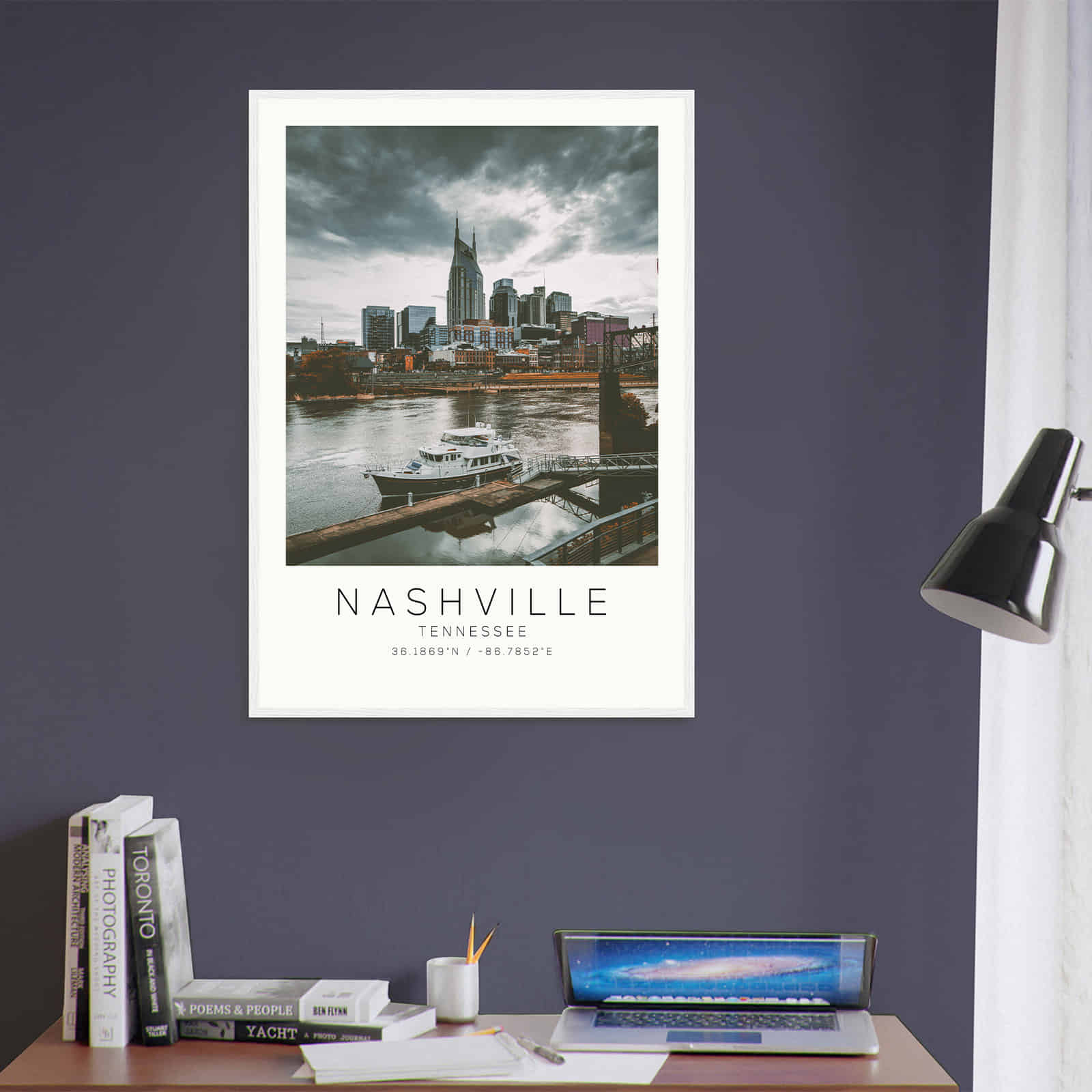 Deerfield Kansas Map Poster, Modern Home Decor Wall Art Print (Copy)