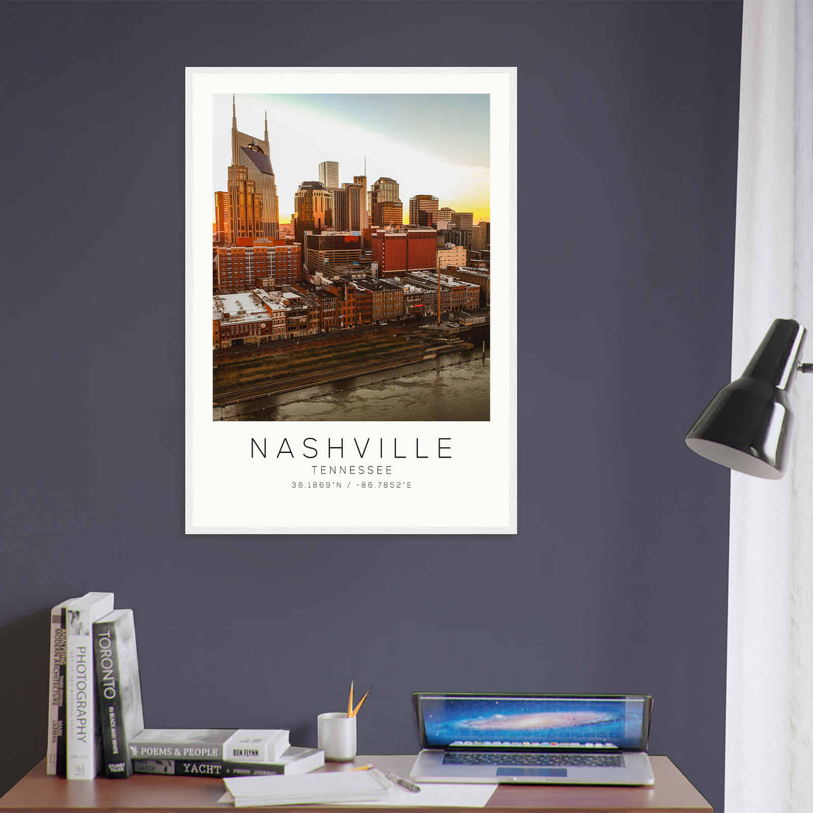 Deerfield Kansas Map Poster, Modern Home Decor Wall Art Print (Copy)