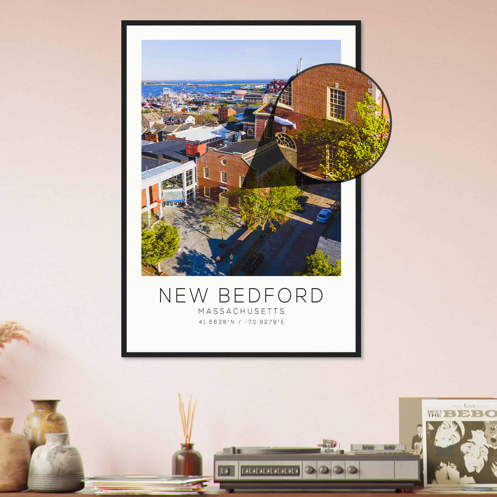 Deerfield Kansas Map Poster, Modern Home Decor Wall Art Print (Copy)