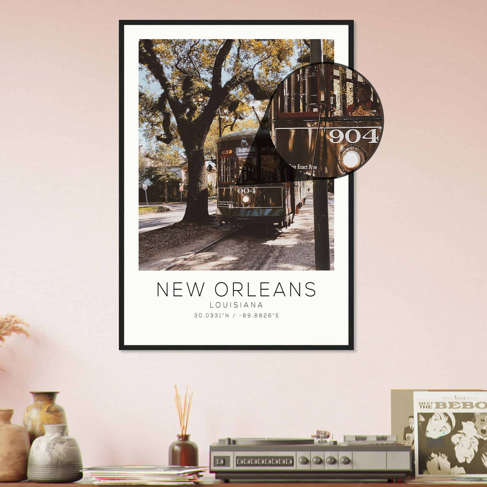 Deerfield Kansas Map Poster, Modern Home Decor Wall Art Print (Copy)