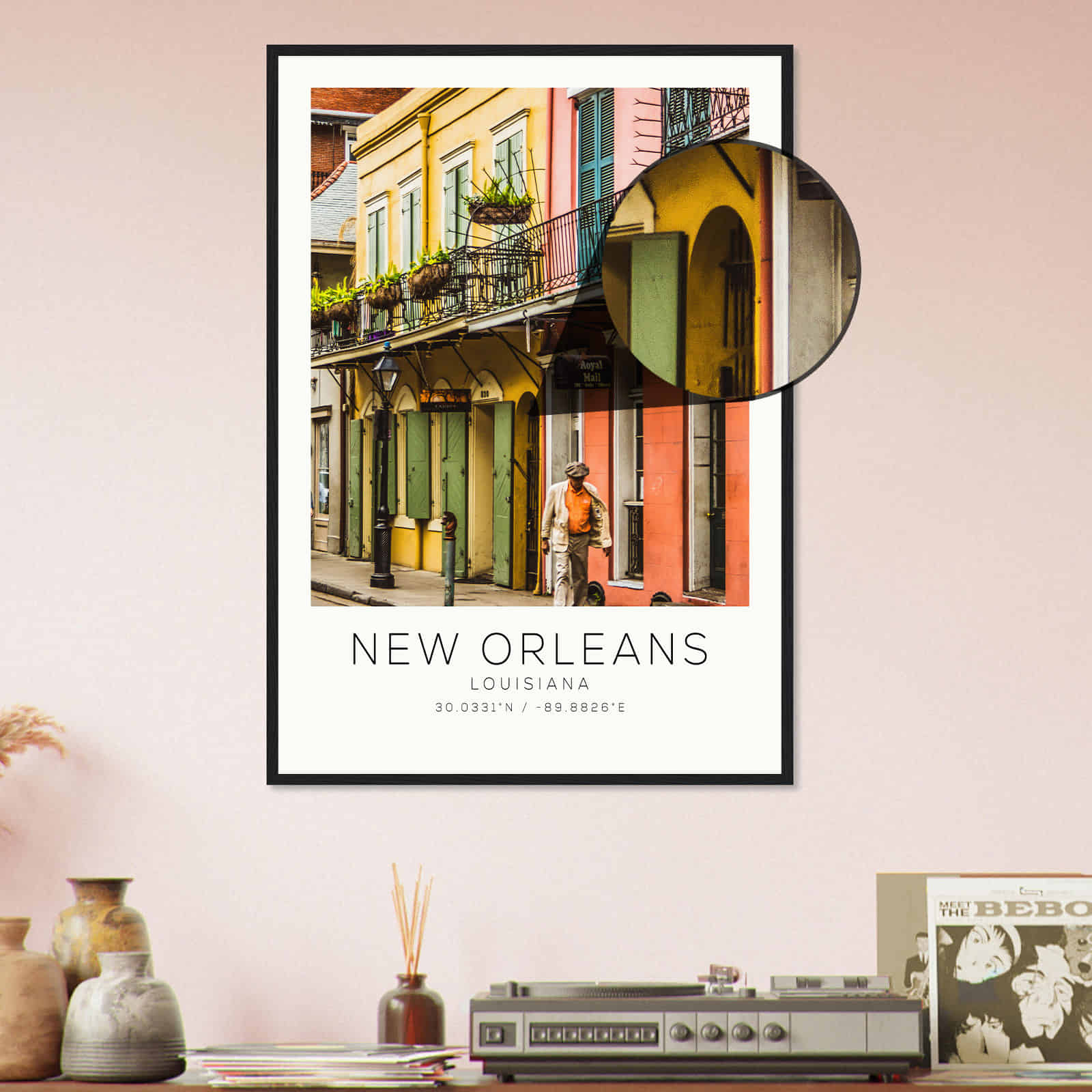 Deerfield Kansas Map Poster, Modern Home Decor Wall Art Print (Copy)