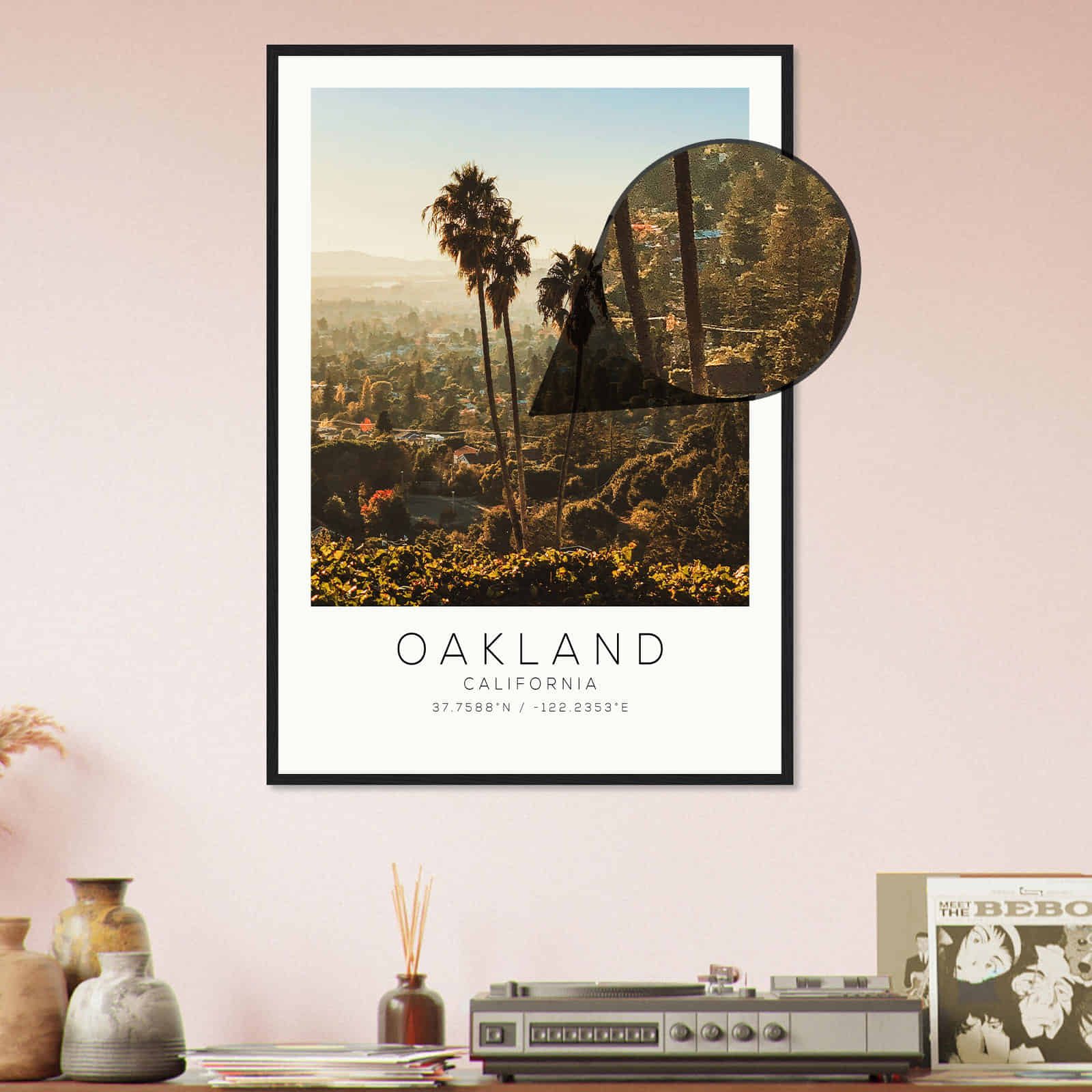 Deerfield Kansas Map Poster, Modern Home Decor Wall Art Print (Copy)