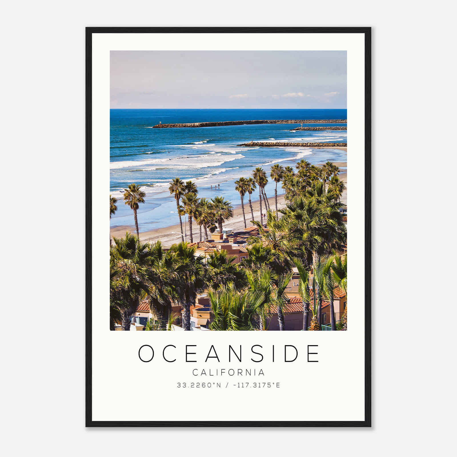 Oceanside California Photo Travel Poster, Oceanside Travel Print, Minimalist Travel Print DS4 Oceanside California Photo Travel Poster, Oceanside Travel Print, Minimalist Travel Print DS4