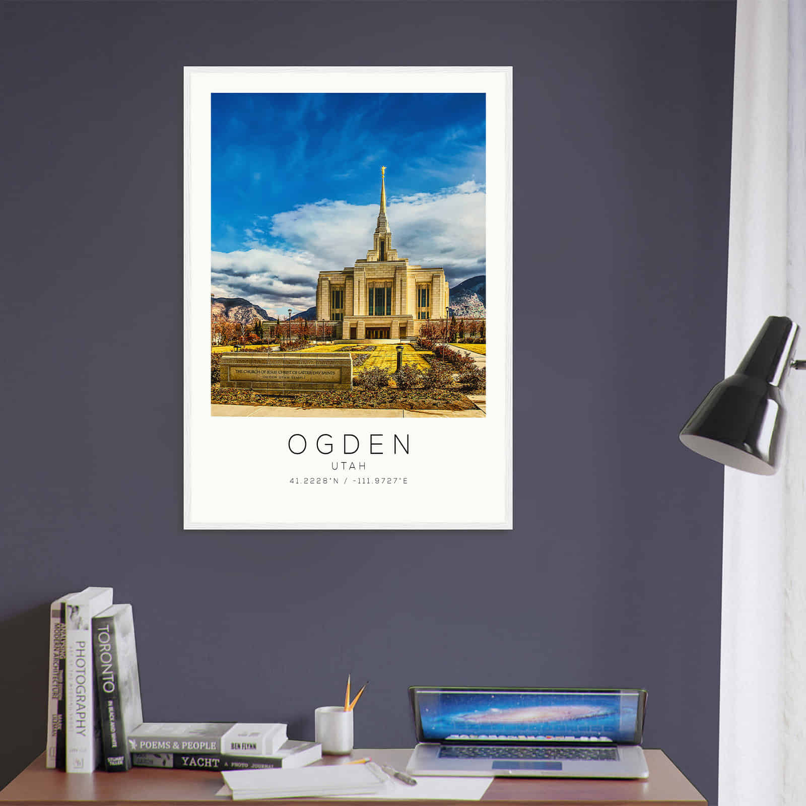 Deerfield Kansas Map Poster, Modern Home Decor Wall Art Print (Copy)