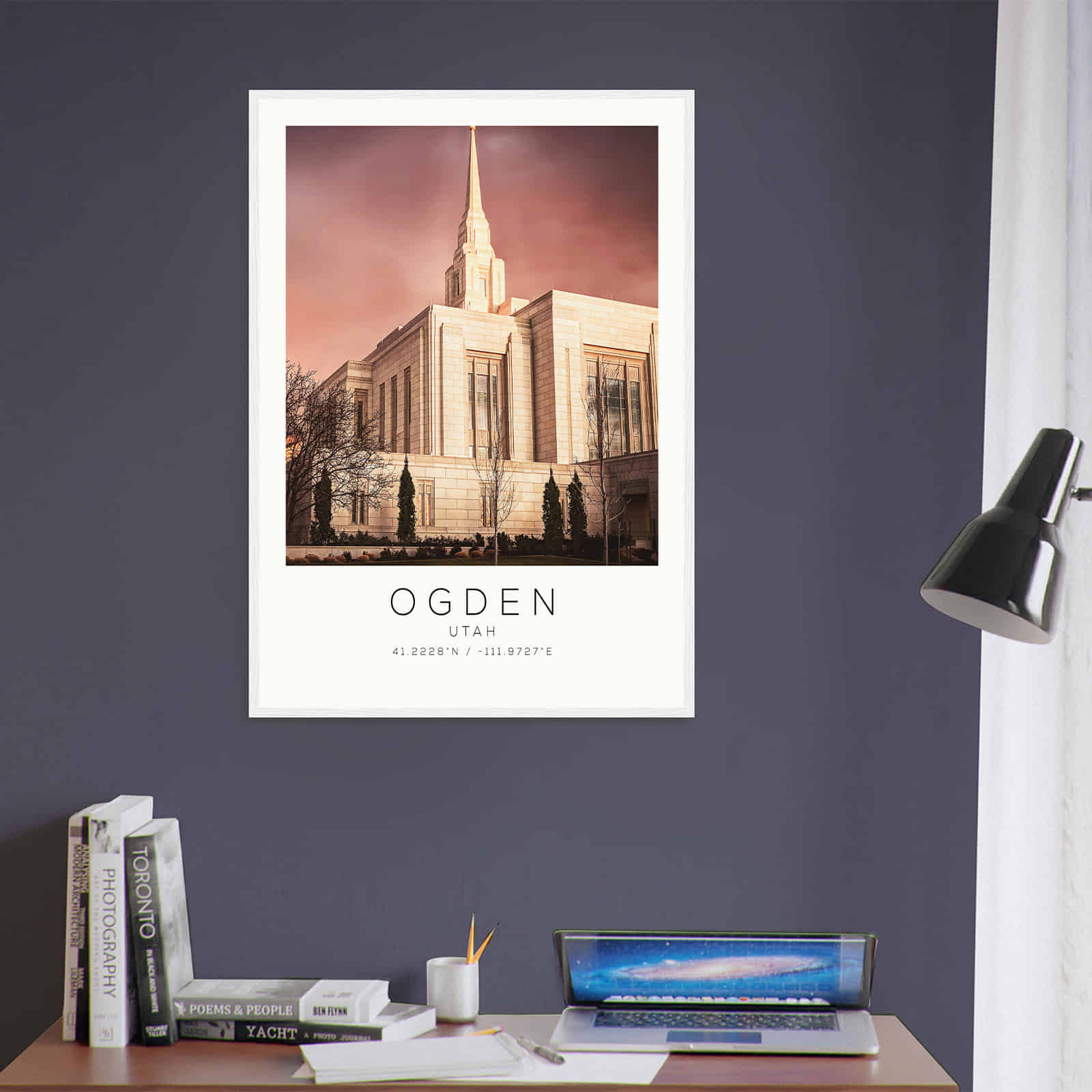 Deerfield Kansas Map Poster, Modern Home Decor Wall Art Print (Copy)