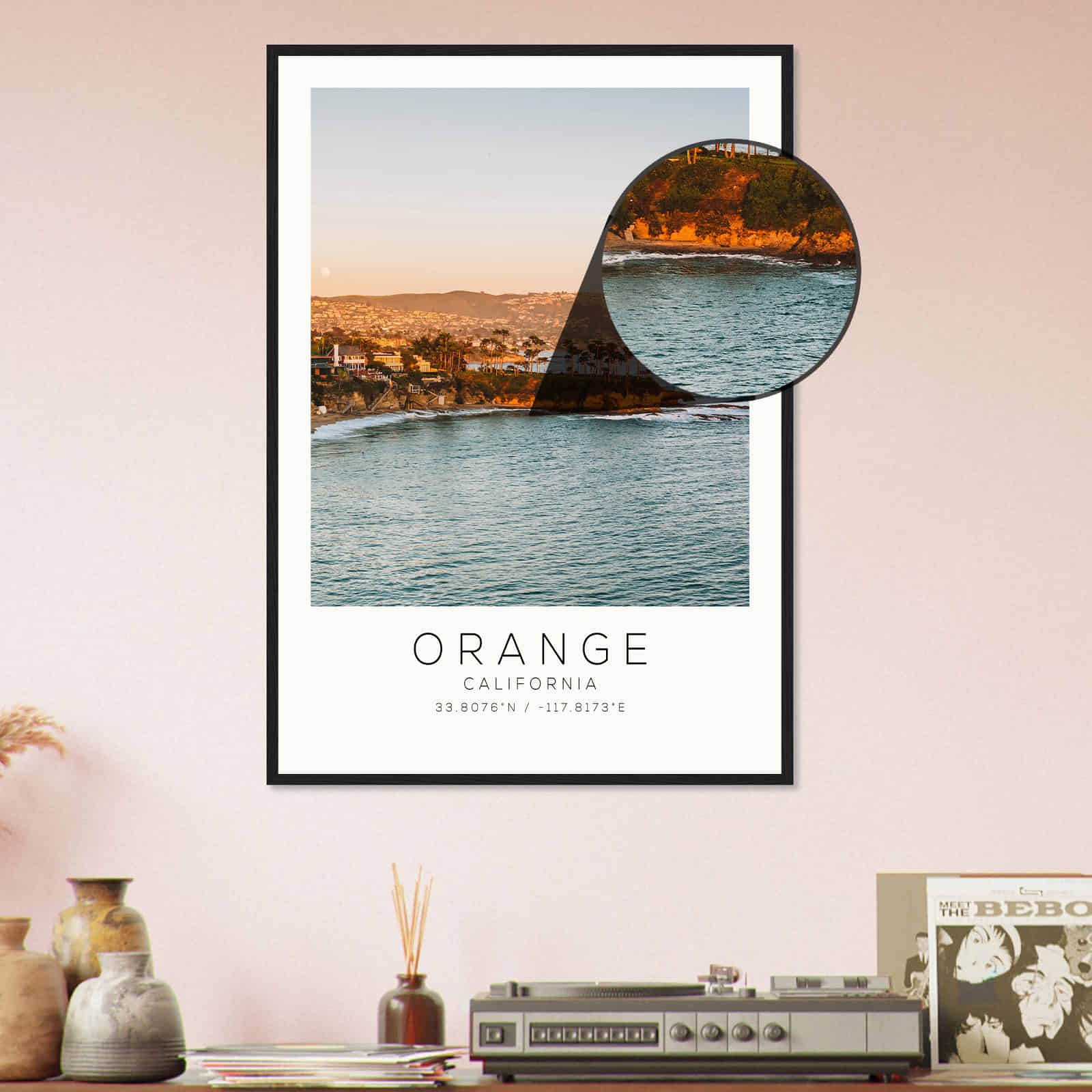 Deerfield Kansas Map Poster, Modern Home Decor Wall Art Print (Copy)