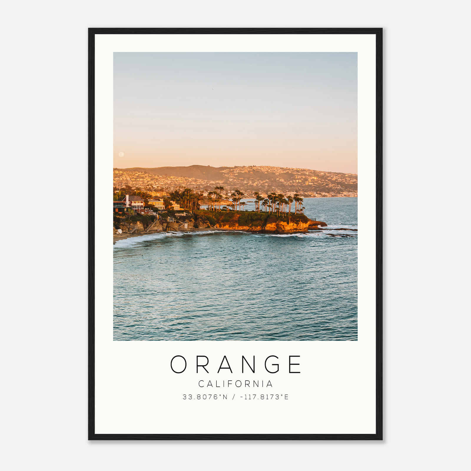 Orange California Photo Travel Poster, Orange Travel Print, Minimalist Travel Print DS3 Orange California Photo Travel Poster, Orange Travel Print, Minimalist Travel Print DS3