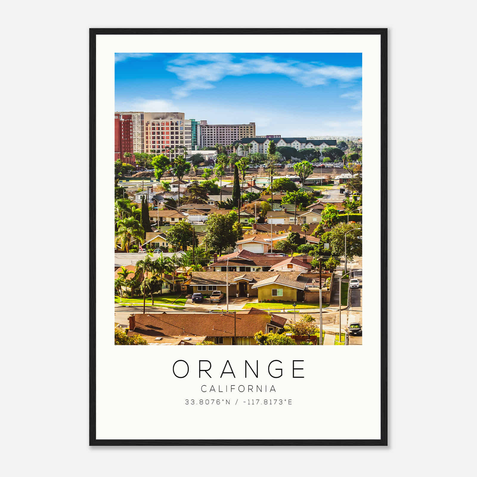 Orange California Photo Travel Poster, Orange Travel Print, Minimalist Travel Print Orange California Photo Travel Poster, Orange Travel Print, Minimalist Travel Print