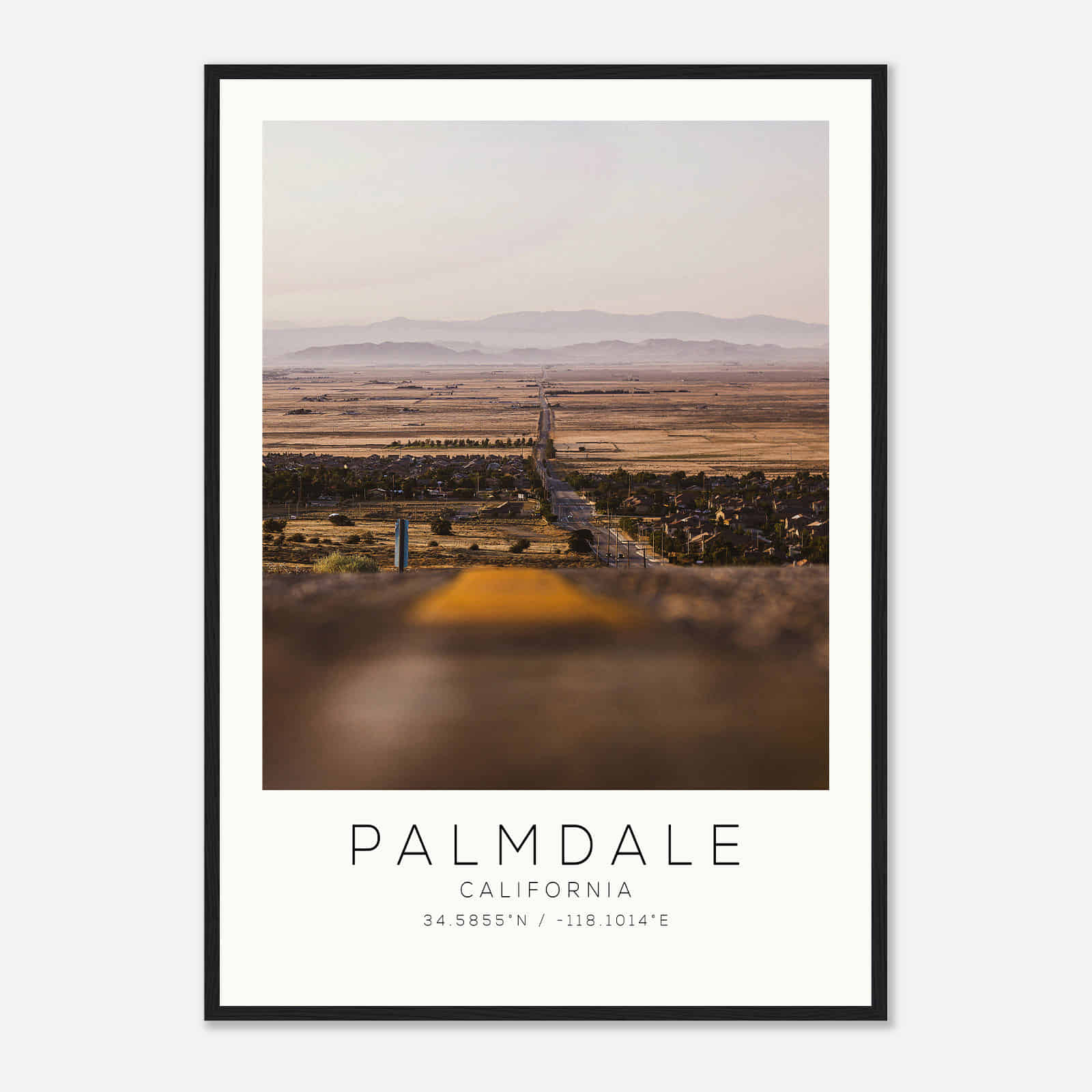 Palmdale California Photo Travel Poster, Palmdale Travel Print, Minimalist Travel Print Palmdale California Photo Travel Poster, Palmdale Travel Print, Minimalist Travel Print