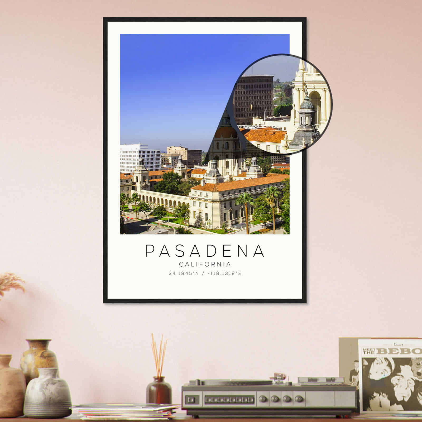 Deerfield Kansas Map Poster, Modern Home Decor Wall Art Print (Copy)