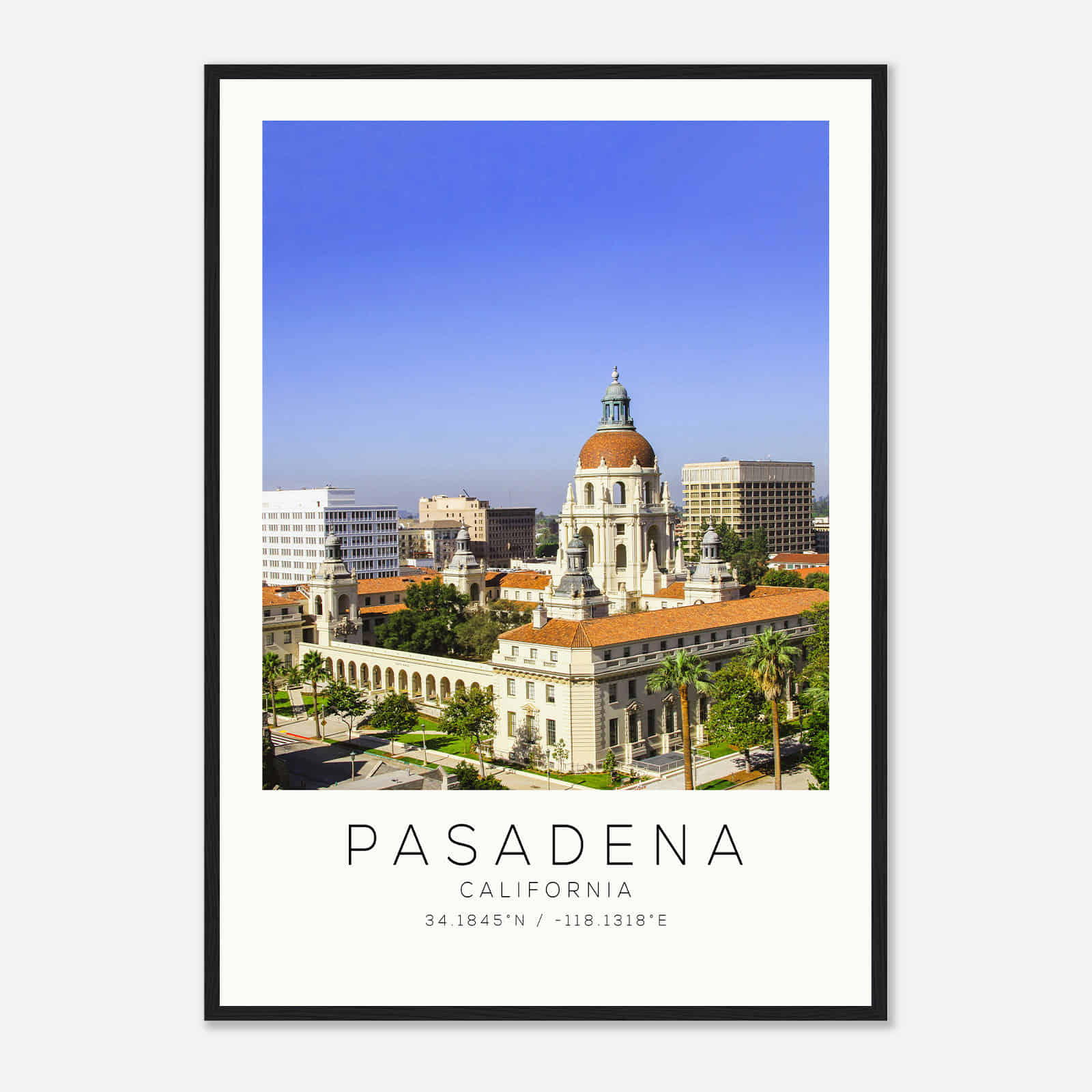 Pasadena California Photo Travel Poster, Pasadena Travel Print, Minimalist Travel Print DS2 Pasadena California Photo Travel Poster, Pasadena Travel Print, Minimalist Travel Print DS2