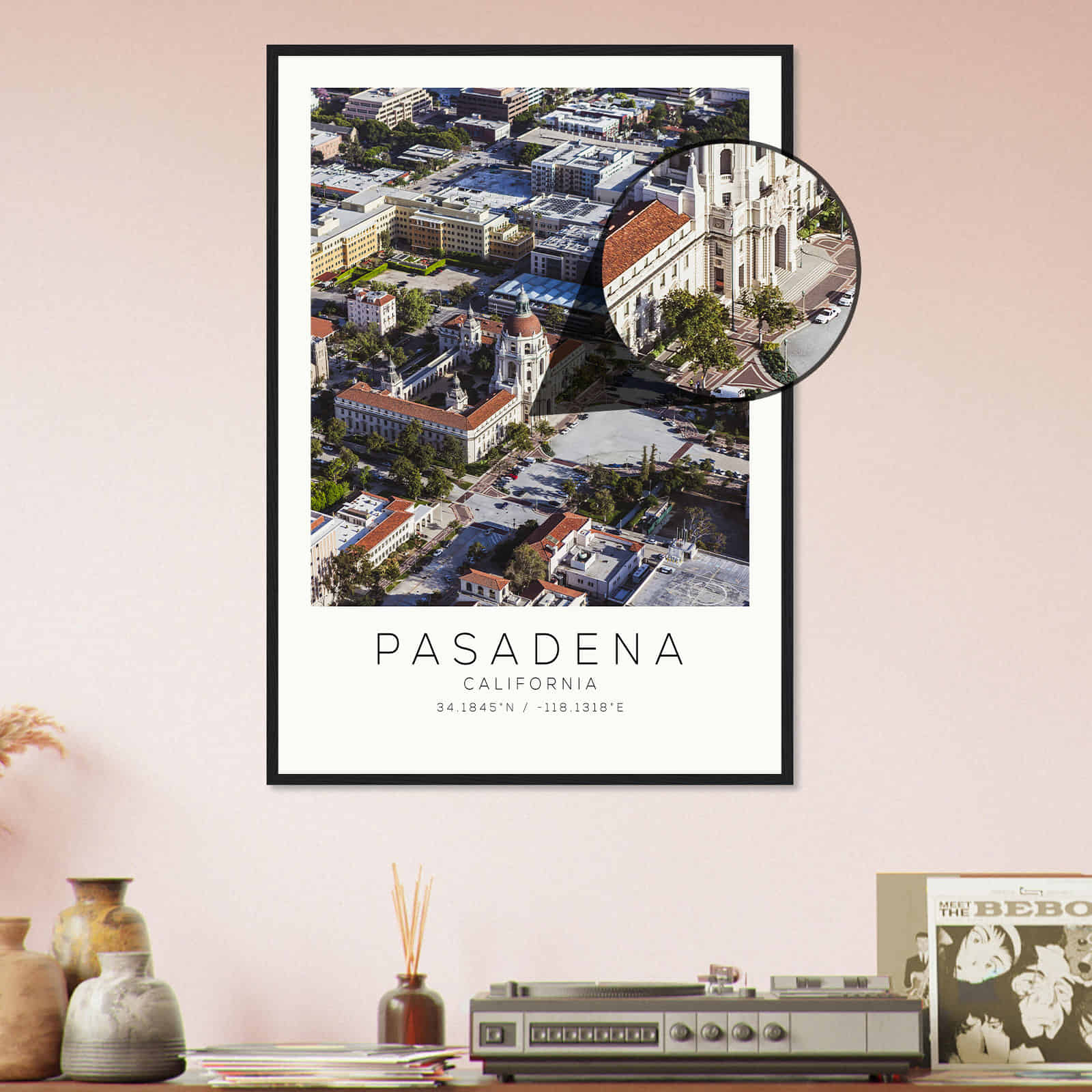 Deerfield Kansas Map Poster, Modern Home Decor Wall Art Print (Copy)