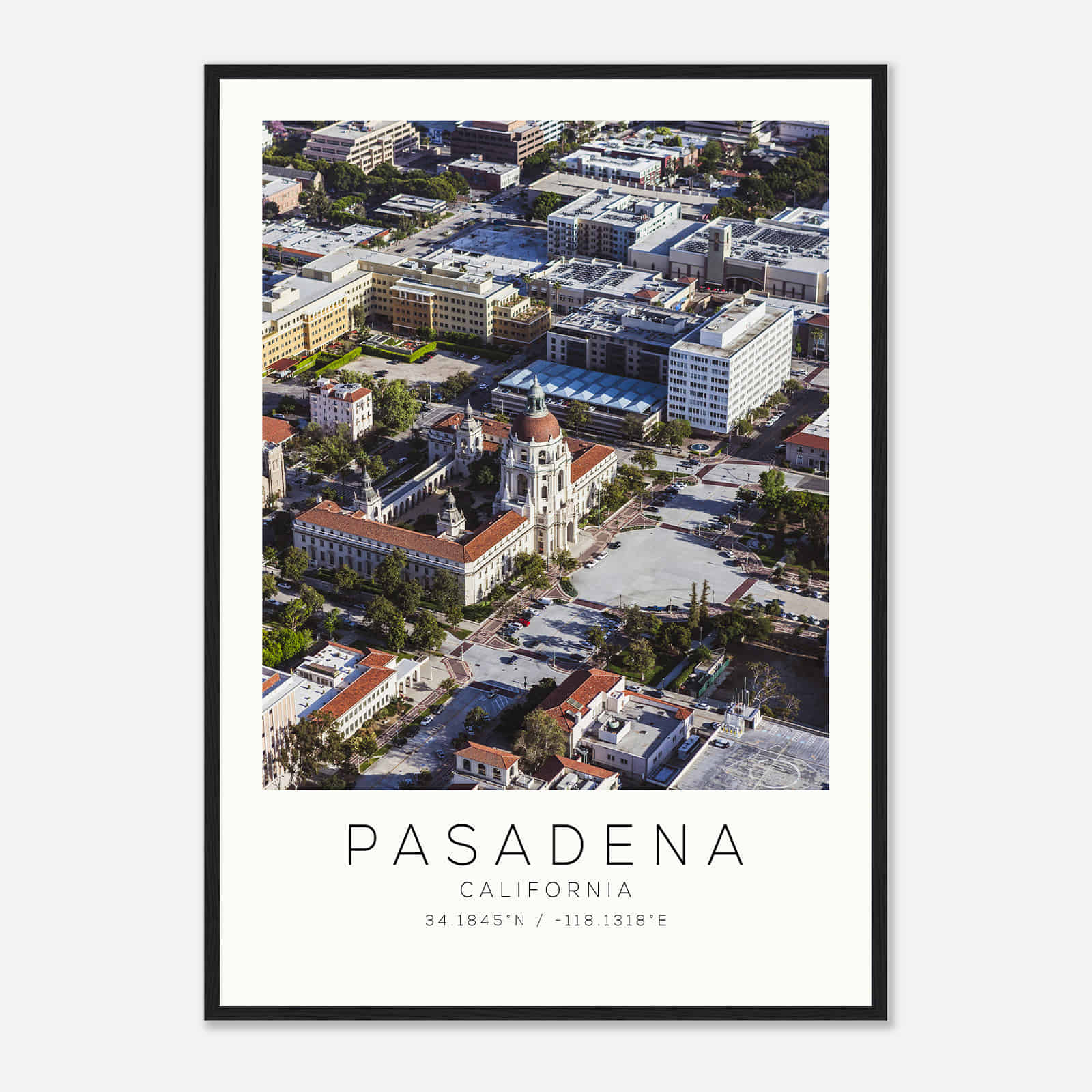 Pasadena California Photo Travel Poster, Pasadena Travel Print, Minimalist Travel Print Pasadena California Photo Travel Poster, Pasadena Travel Print, Minimalist Travel Print