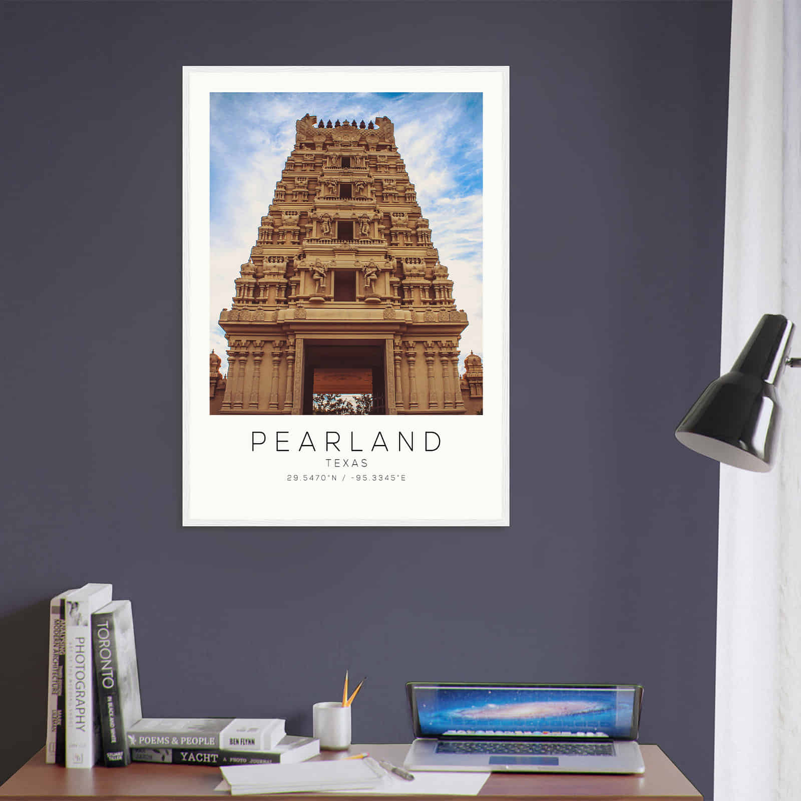 Deerfield Kansas Map Poster, Modern Home Decor Wall Art Print (Copy)