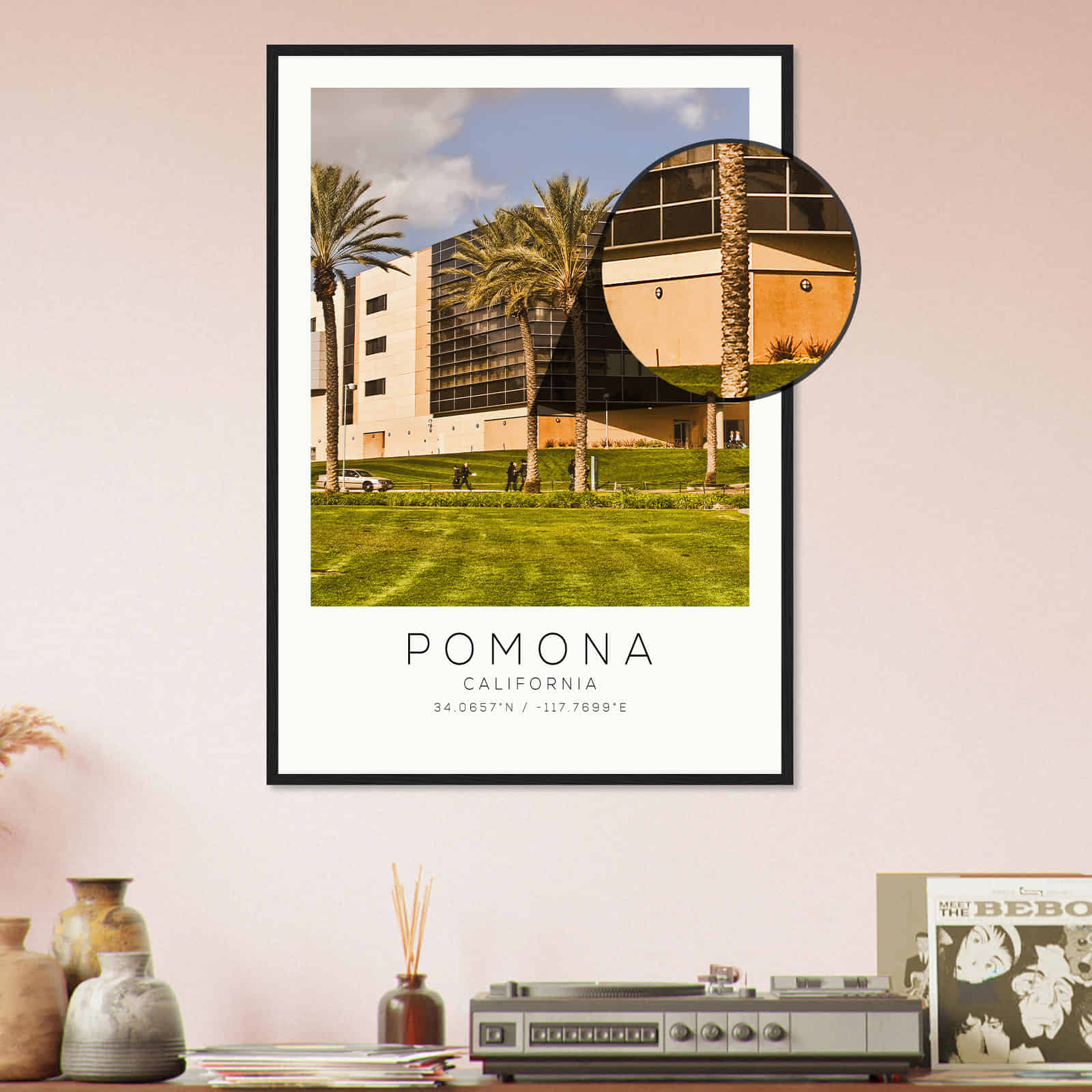 Deerfield Kansas Map Poster, Modern Home Decor Wall Art Print (Copy)