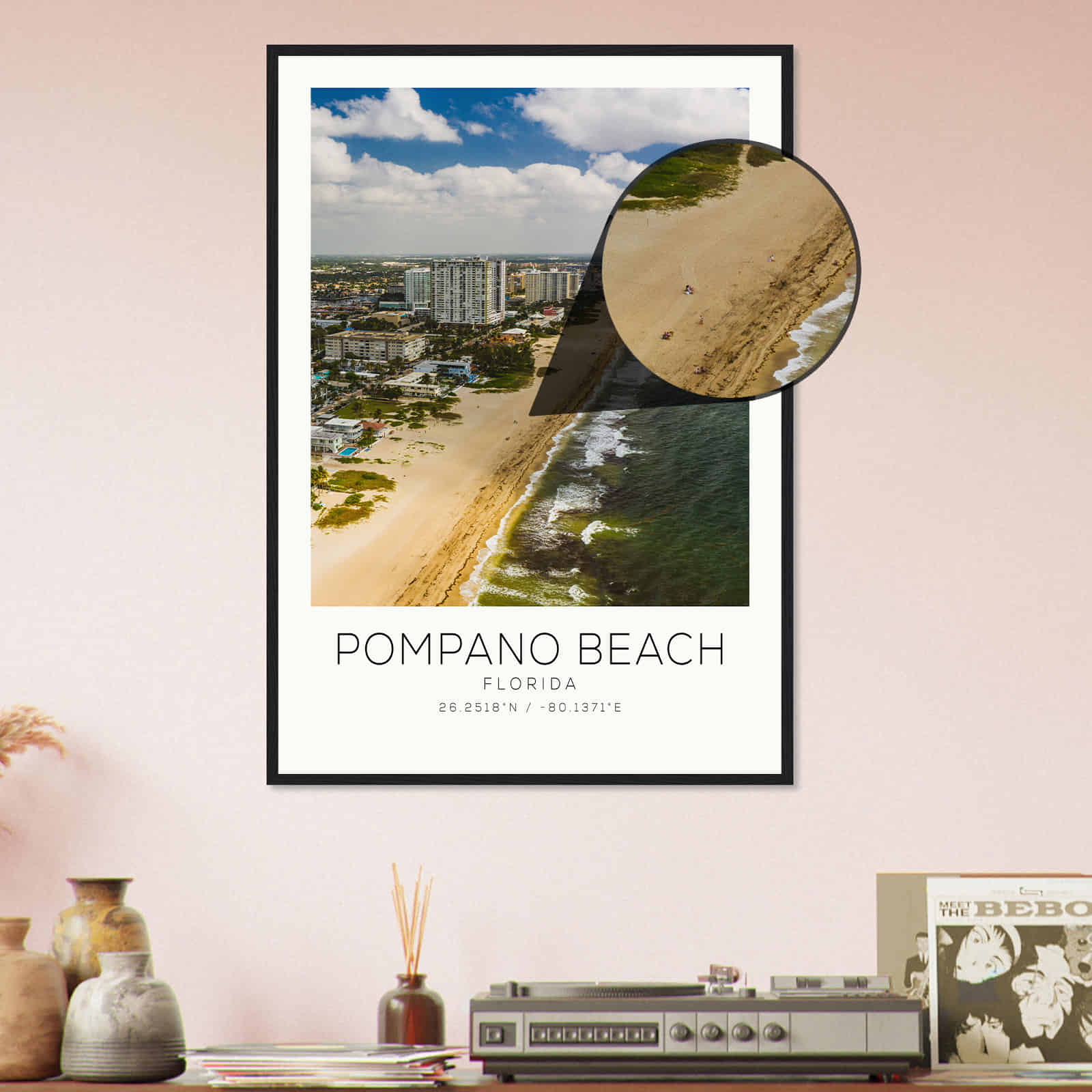 Deerfield Kansas Map Poster, Modern Home Decor Wall Art Print (Copy)