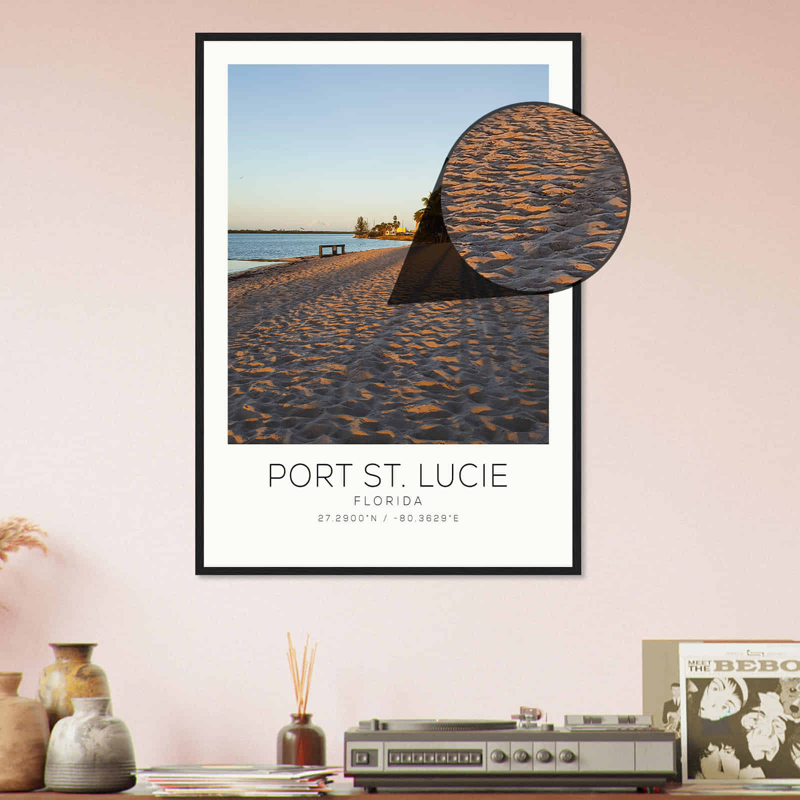 Deerfield Kansas Map Poster, Modern Home Decor Wall Art Print (Copy)