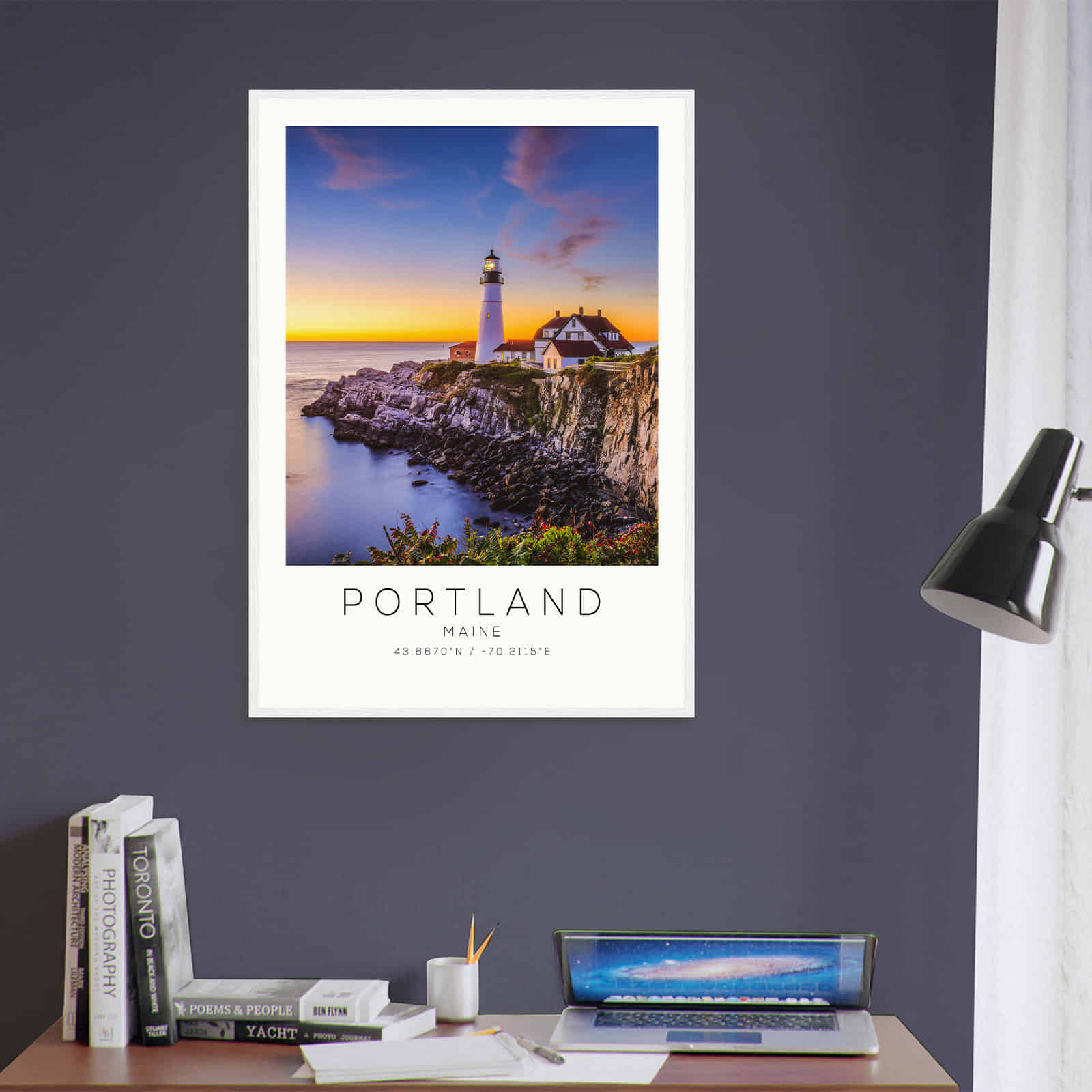 Deerfield Kansas Map Poster, Modern Home Decor Wall Art Print (Copy)