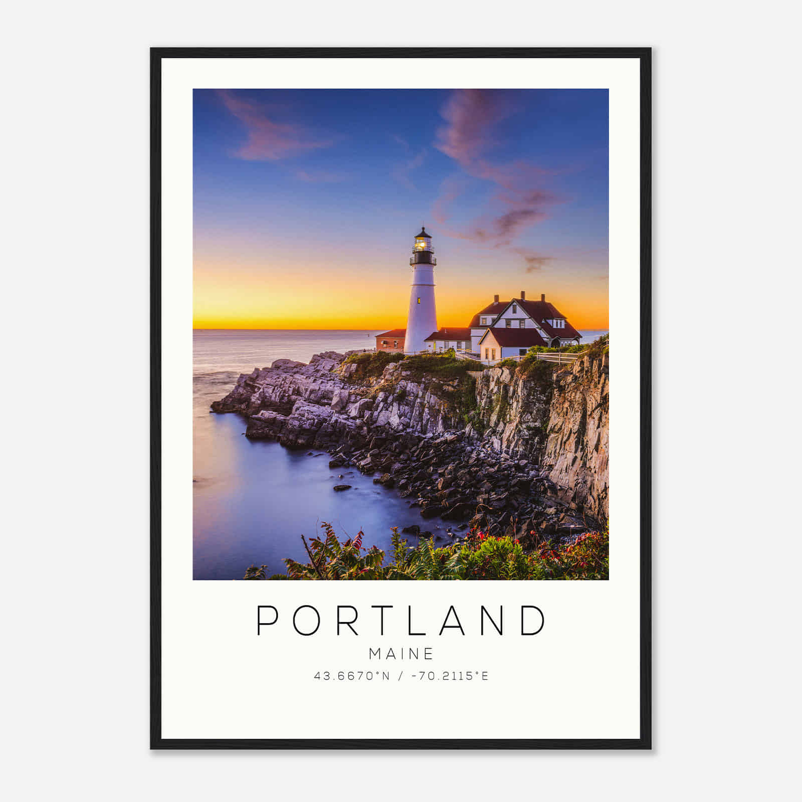 Portland Maine Photo Travel Poster, Portland Travel Print, Minimalist Travel Print DS1 Portland Maine Photo Travel Poster, Portland Travel Print, Minimalist Travel Print DS1