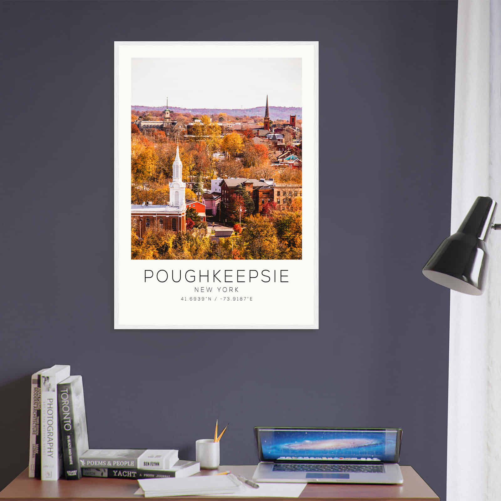 Deerfield Kansas Map Poster, Modern Home Decor Wall Art Print (Copy)