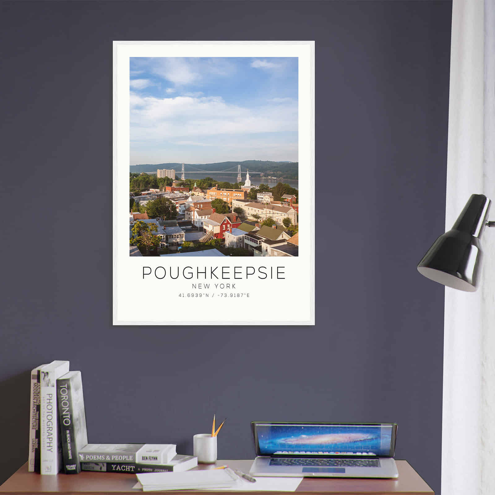 Deerfield Kansas Map Poster, Modern Home Decor Wall Art Print (Copy)