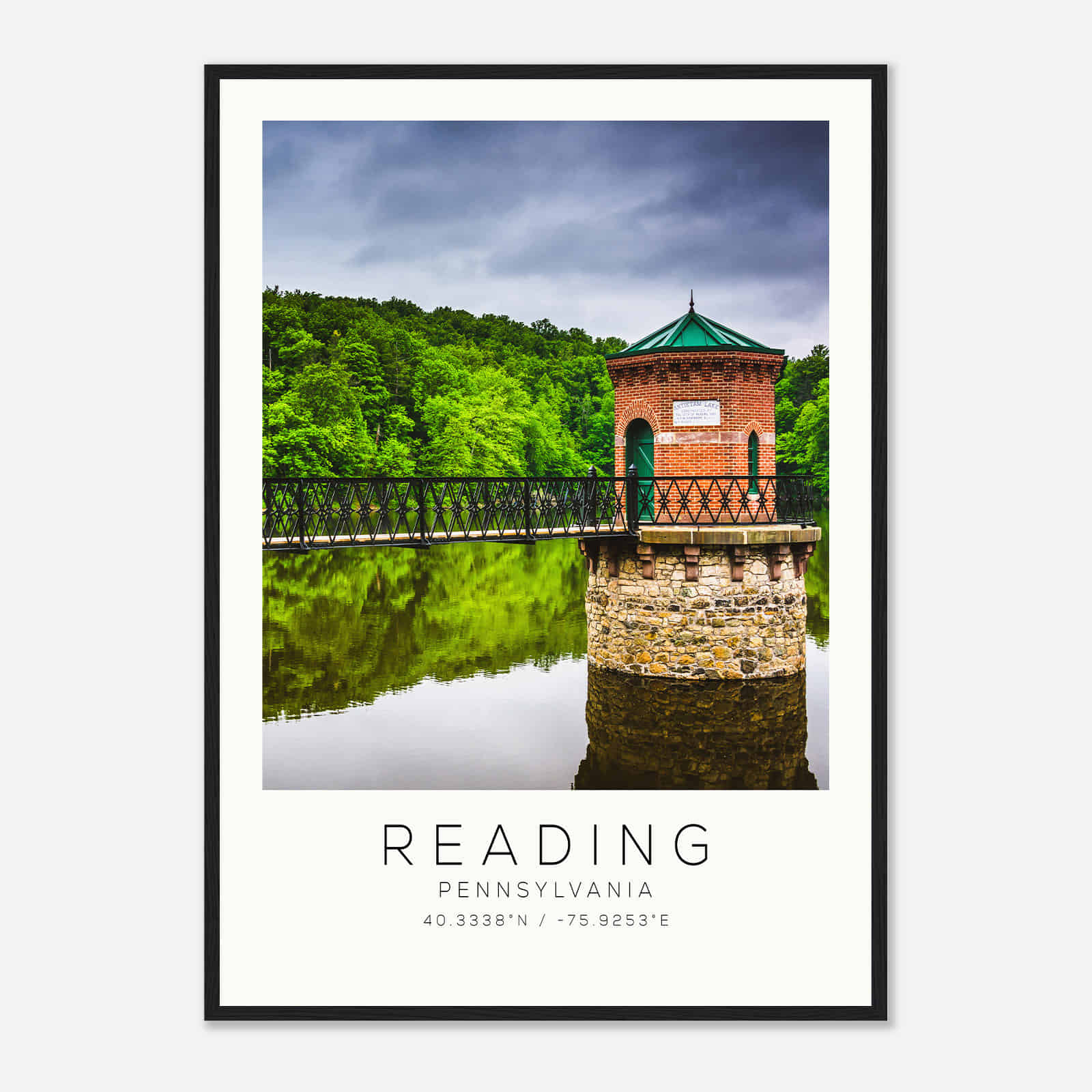 Reading Pennsylvania Photo Travel Poster, Reading Travel Print, Minimalist Travel Print DS2 Reading Pennsylvania Photo Travel Poster, Reading Travel Print, Minimalist Travel Print DS2