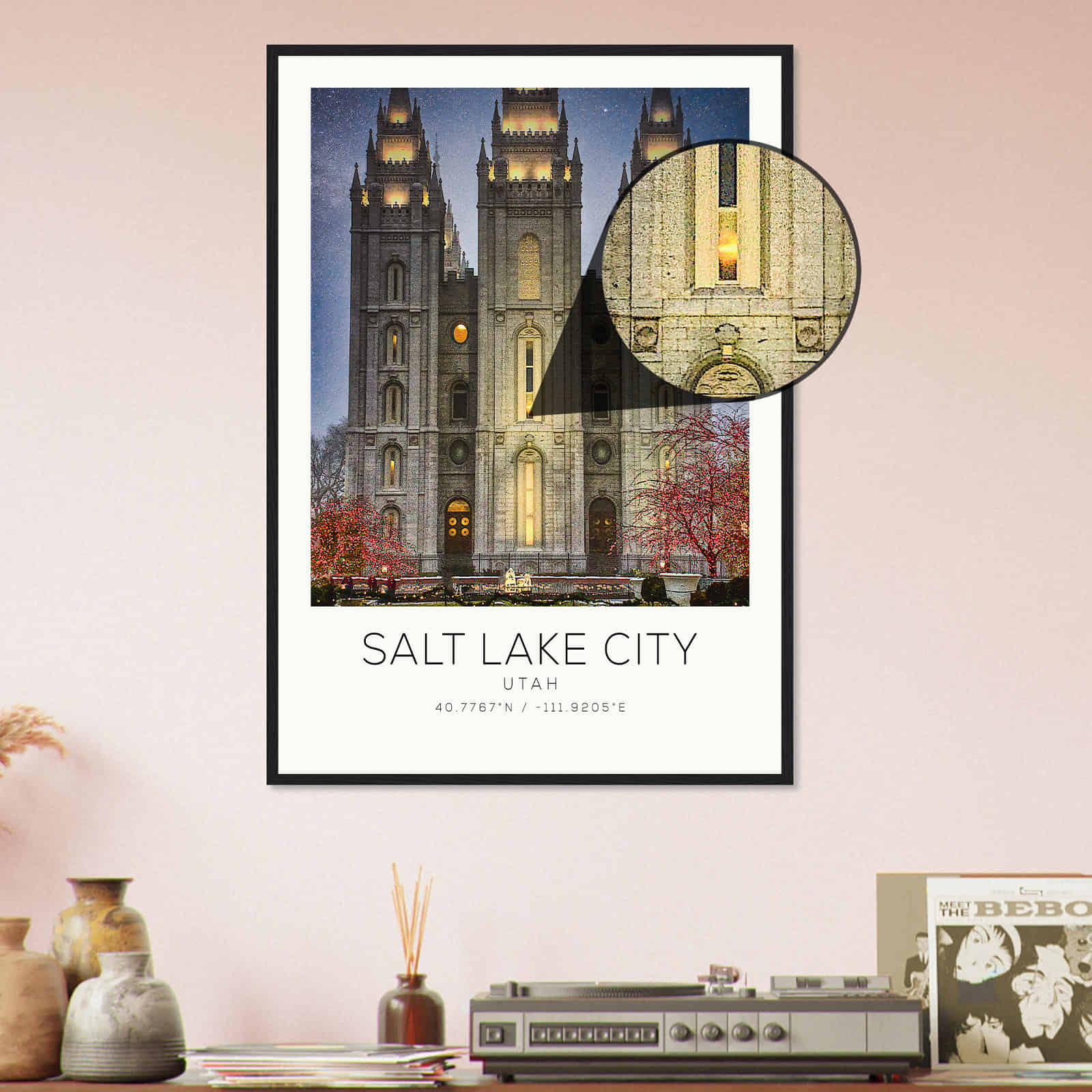 Deerfield Kansas Map Poster, Modern Home Decor Wall Art Print (Copy)