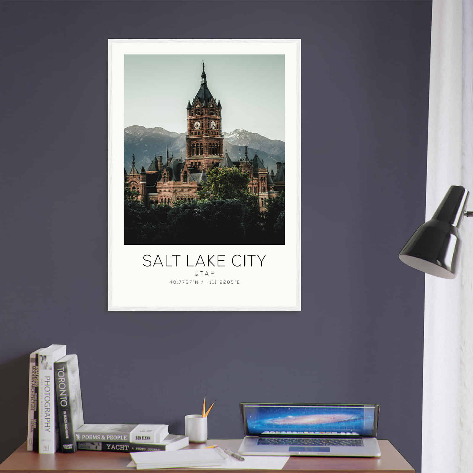 Deerfield Kansas Map Poster, Modern Home Decor Wall Art Print (Copy)