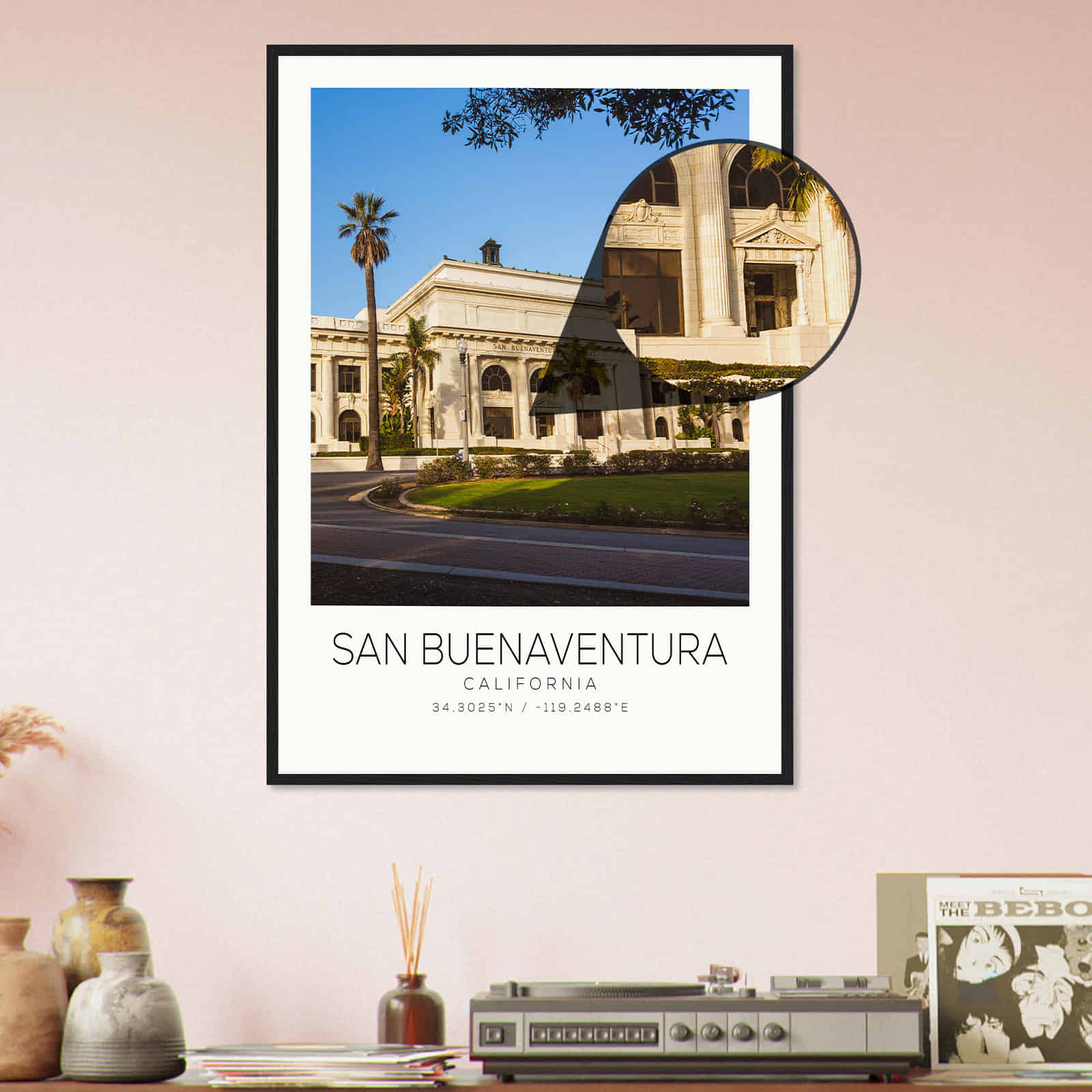 Deerfield Kansas Map Poster, Modern Home Decor Wall Art Print (Copy)